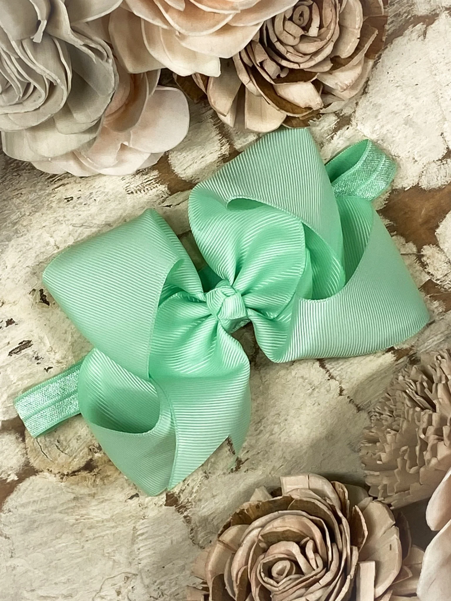 4.5" Classic Grosgrain Hair Bow | Alligator Clip, Satin Headband, or French Clip - Image 82