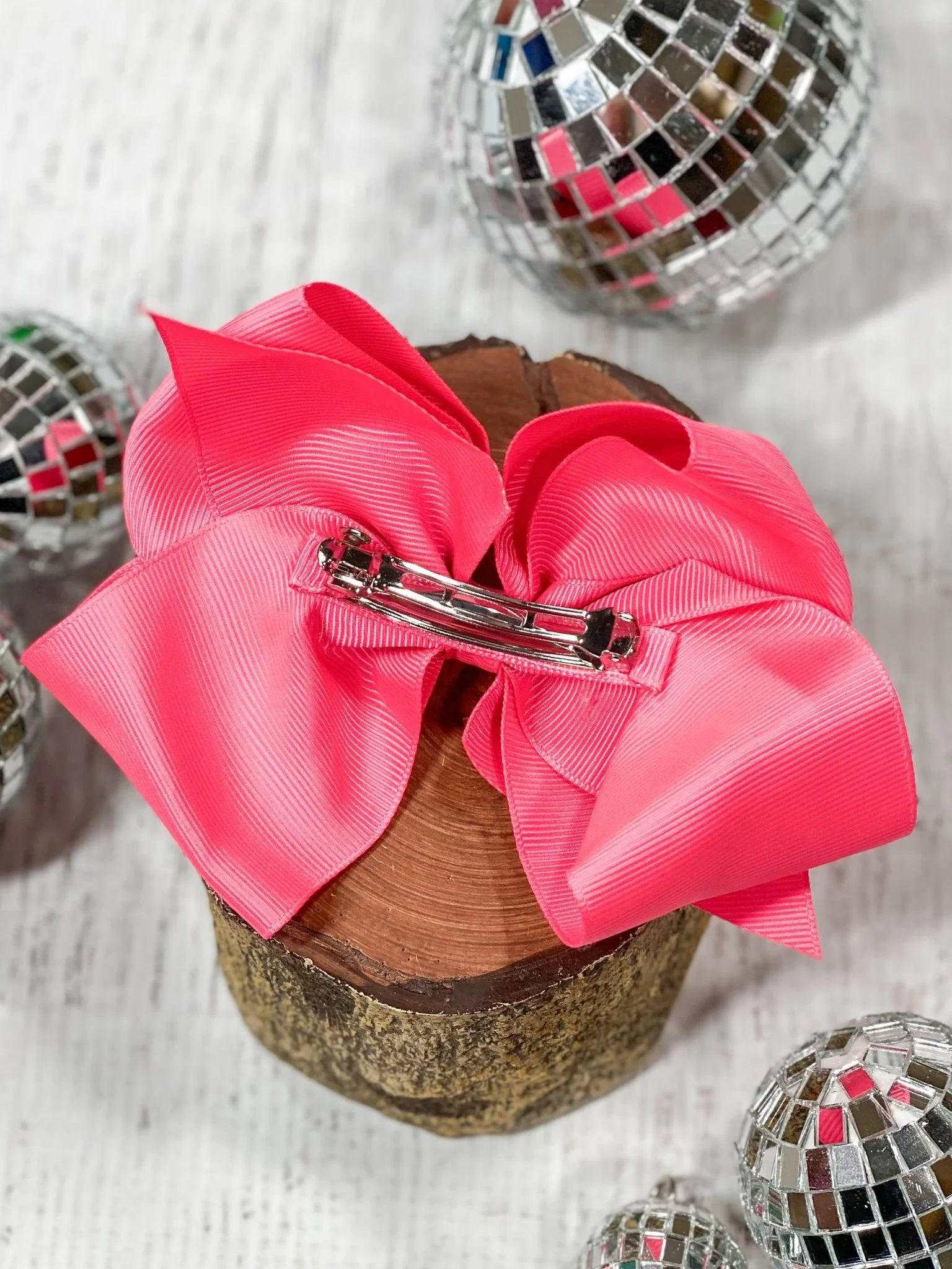 4.5" Classic Grosgrain Hair Bow | Alligator Clip, Satin Headband, or French Clip - Image 86