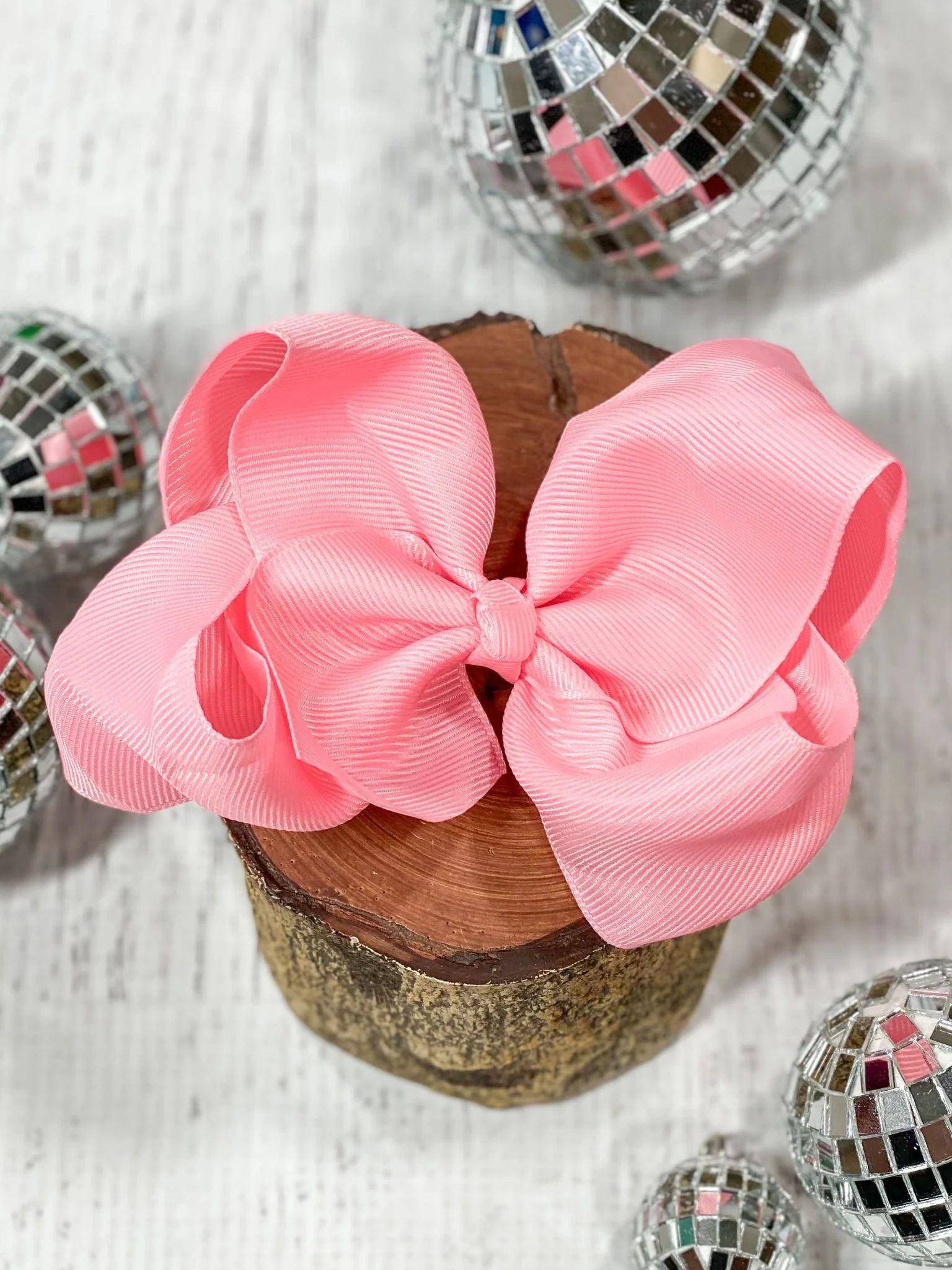 4.5" Classic Grosgrain Hair Bow | Alligator Clip, Satin Headband, or French Clip - Image 90