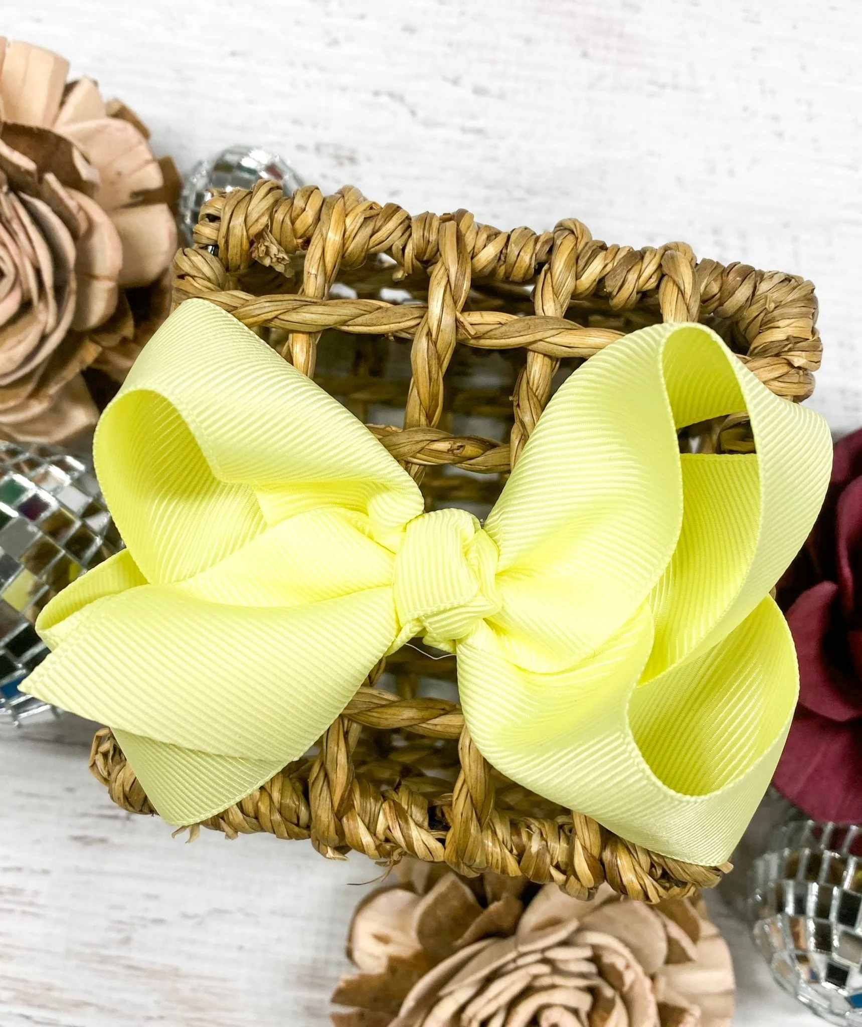 4" Essential Grosgrain Hair Bow | Clip or Headband - Image 26