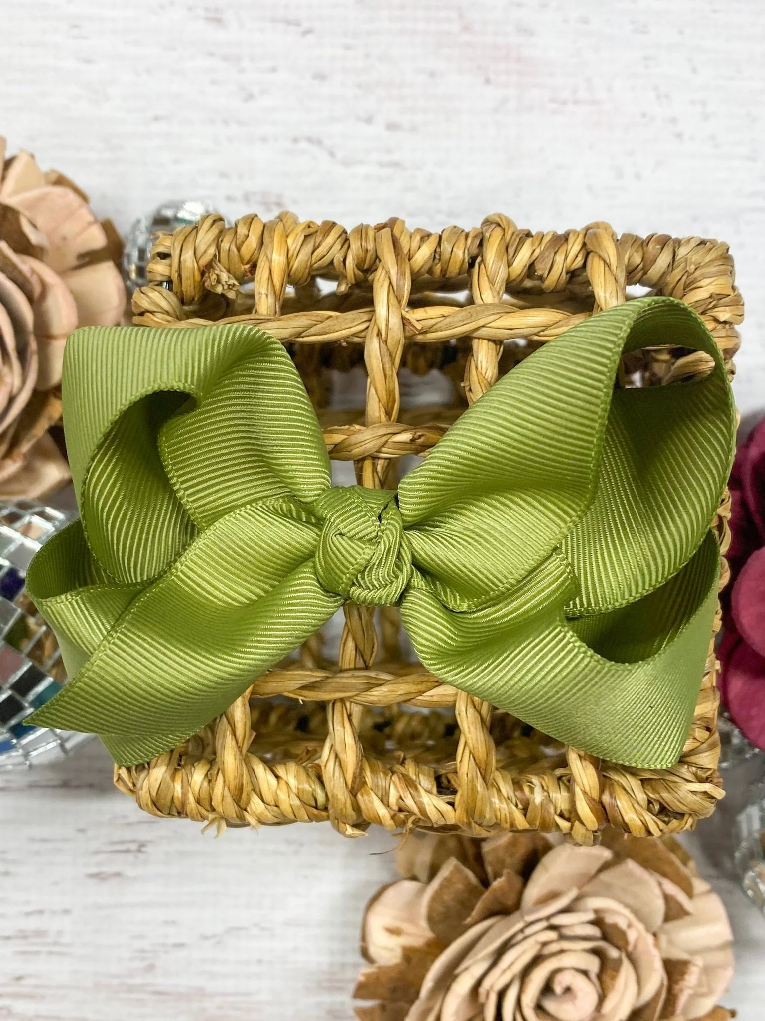 4" Essential Grosgrain Hair Bow | Clip or Headband - Image 27