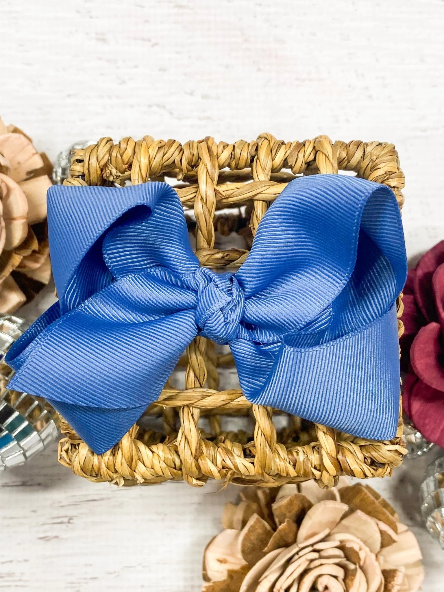 4" Essential Grosgrain Hair Bow | Clip or Headband - Image 35