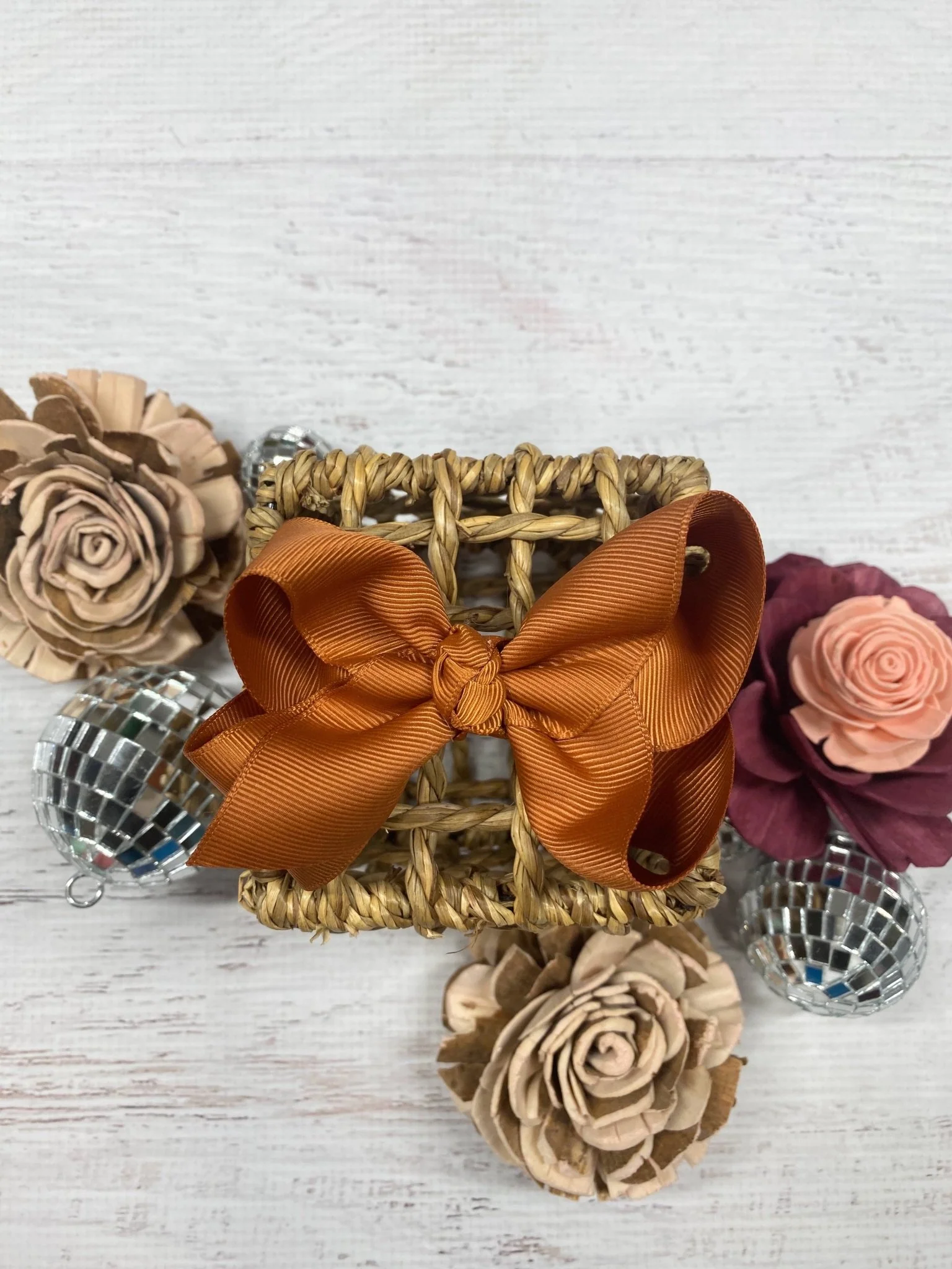 4" Essential Grosgrain Hair Bow | Clip or Headband - Image 36