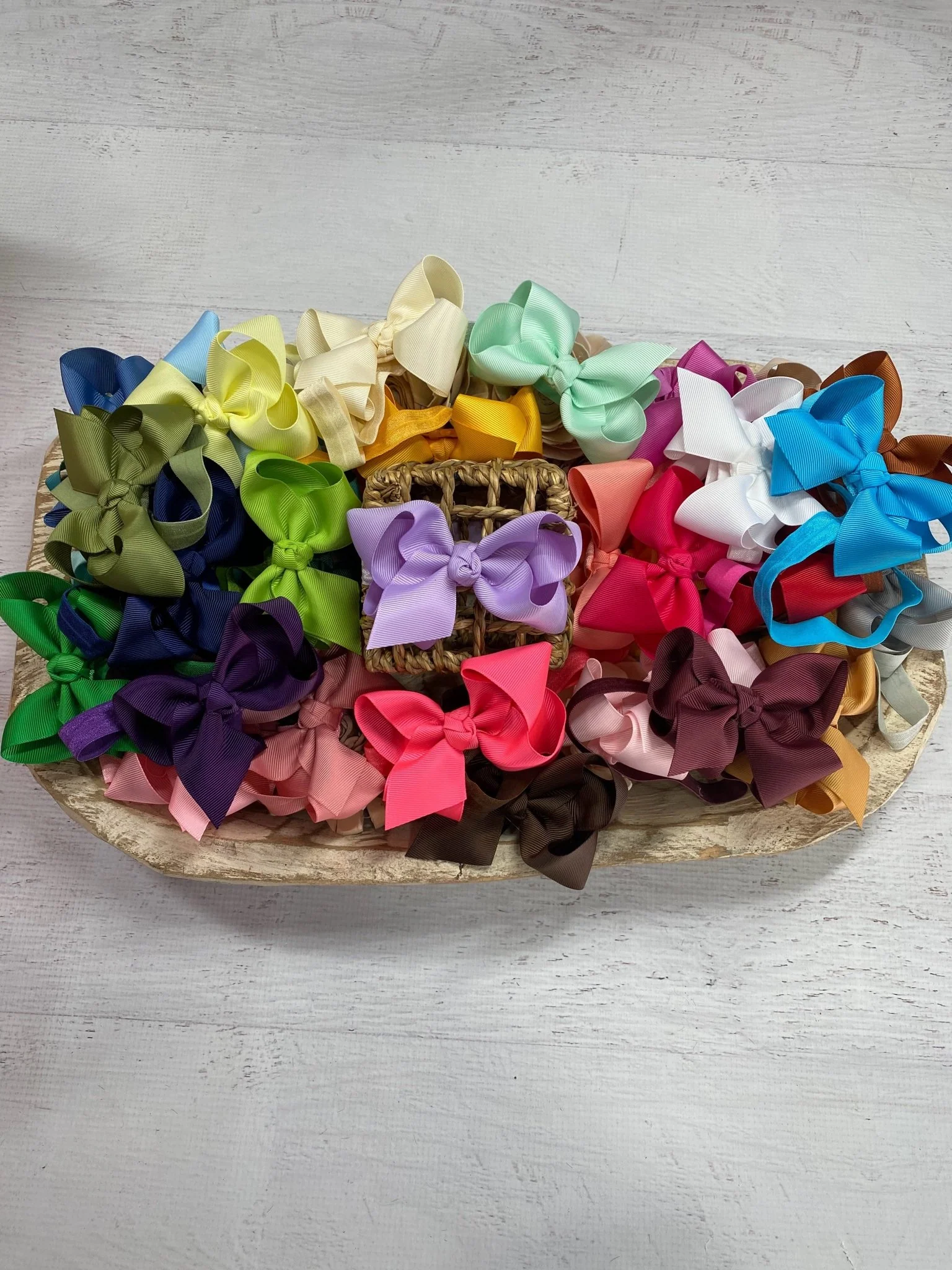 4" Essential Grosgrain Hair Bow | Clip or Headband - Image 39