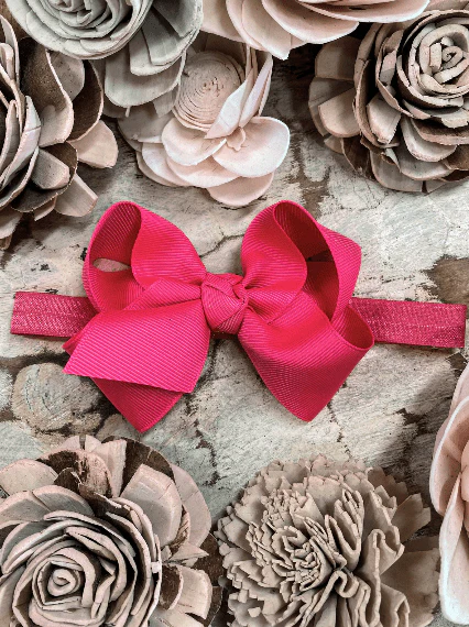 4" Essential Grosgrain Hair Bow | Clip or Headband - Image 45