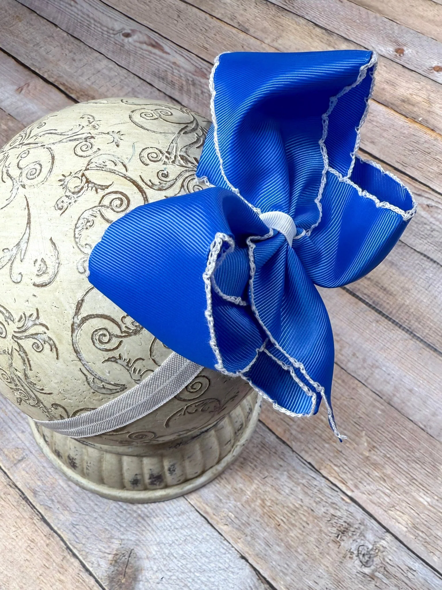 5" Classic Moonstitch Boutique Bows Girls Hair Accessories | Clip or Headband - Image 18