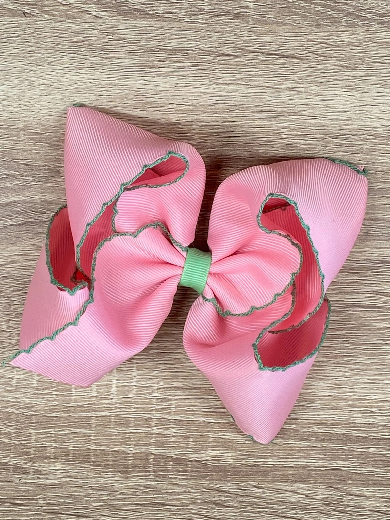 5" Classic Moonstitch Boutique Bows Girls Hair Accessories | Clip or Headband - Image 32