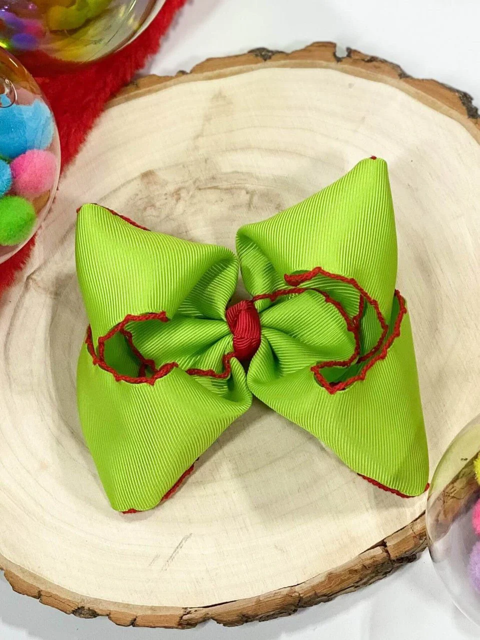 5" Classic Moonstitch Boutique Bows Girls Hair Accessories | Clip or Headband - Image 41