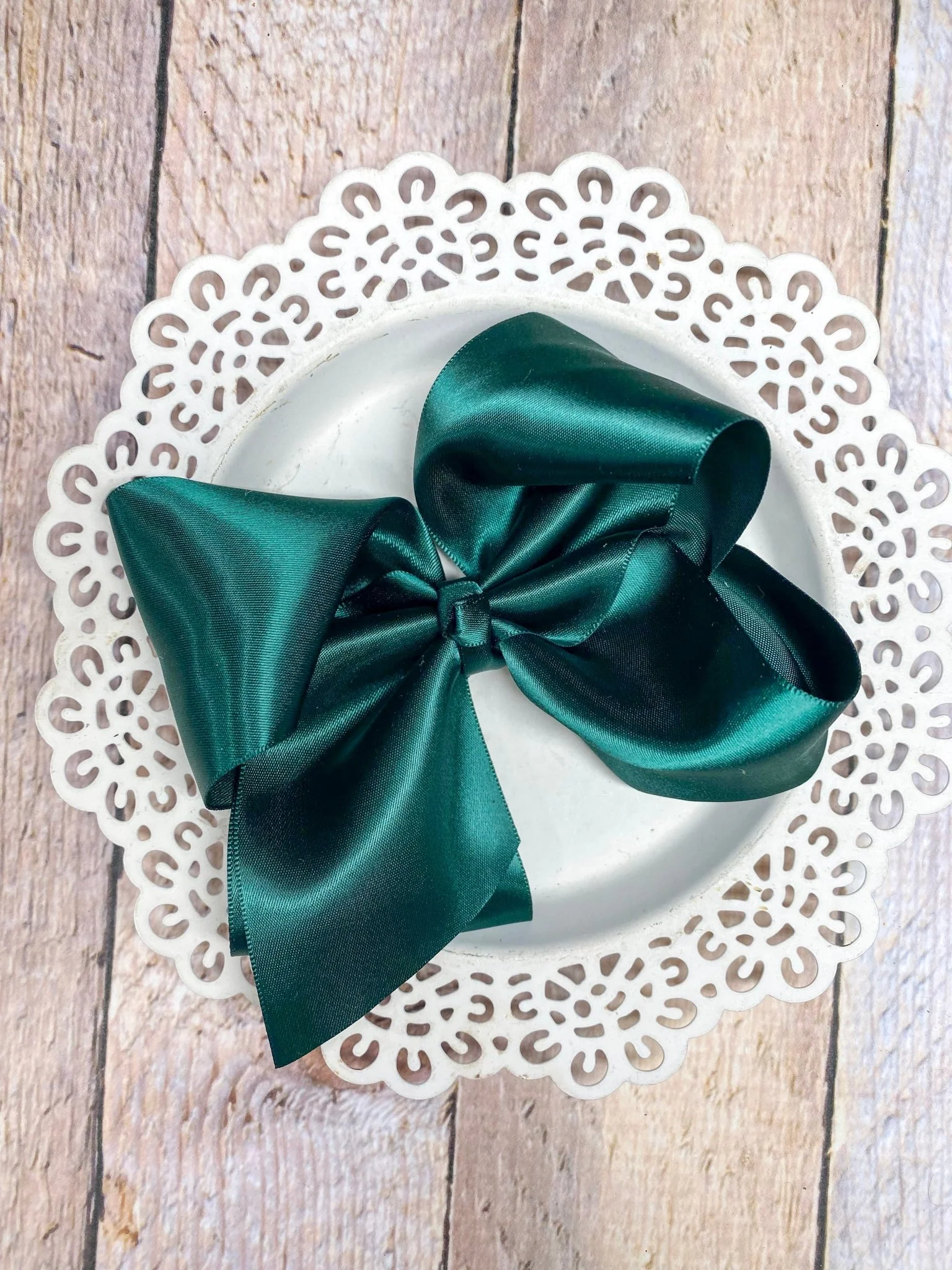 4.5" Classic Satin Hair Bows | Alligator Clips - Image 10