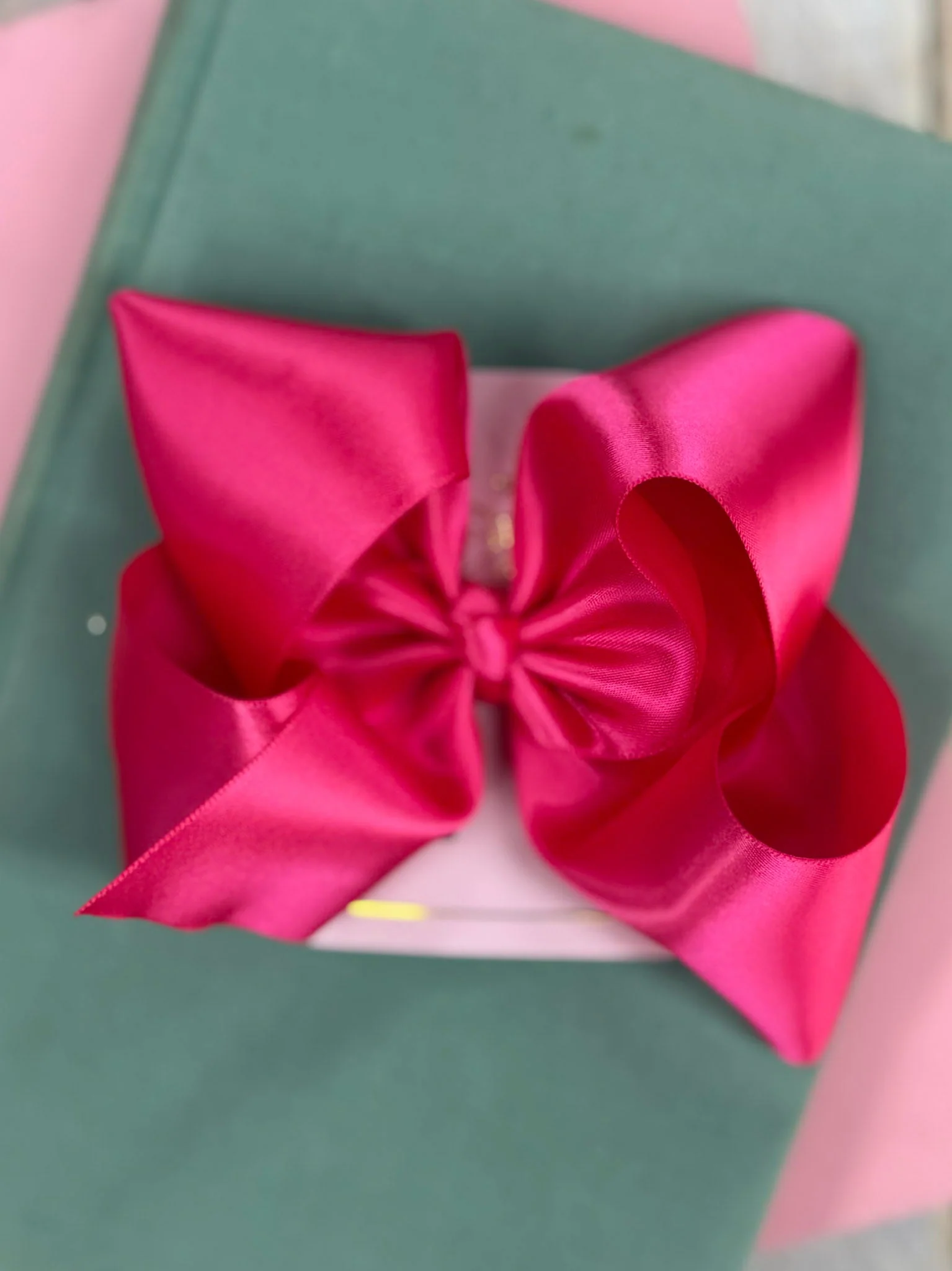 4.5" Classic Satin Hair Bows | Alligator Clips - Image 12
