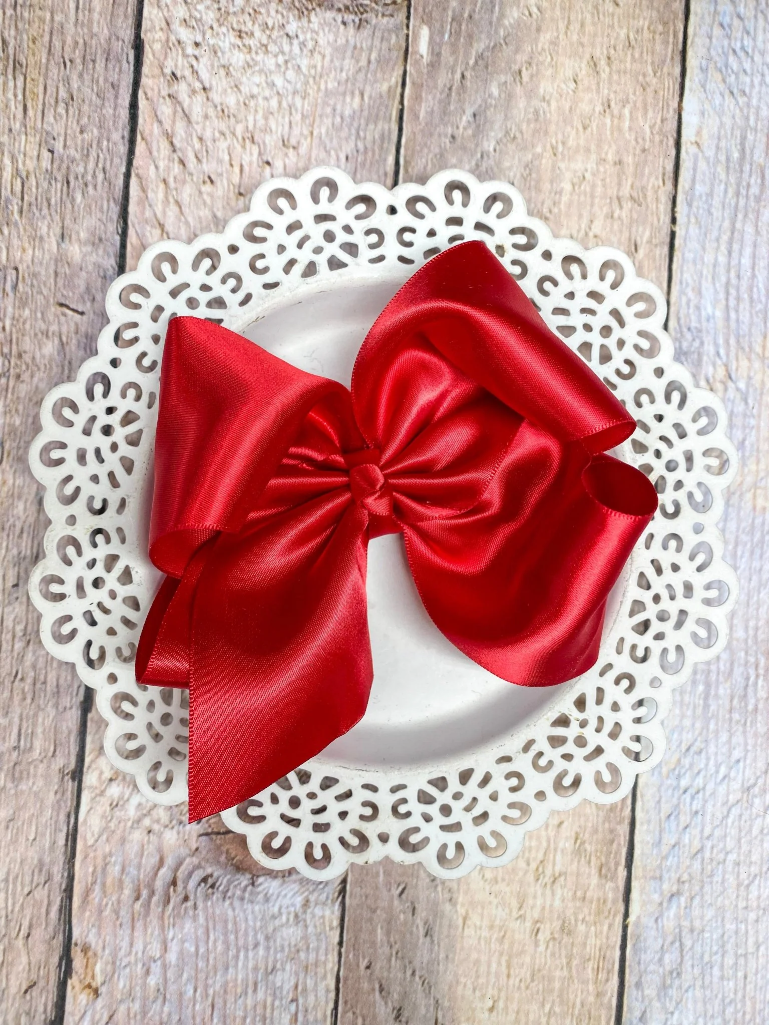 4.5" Classic Satin Hair Bows | Alligator Clips - Image 8