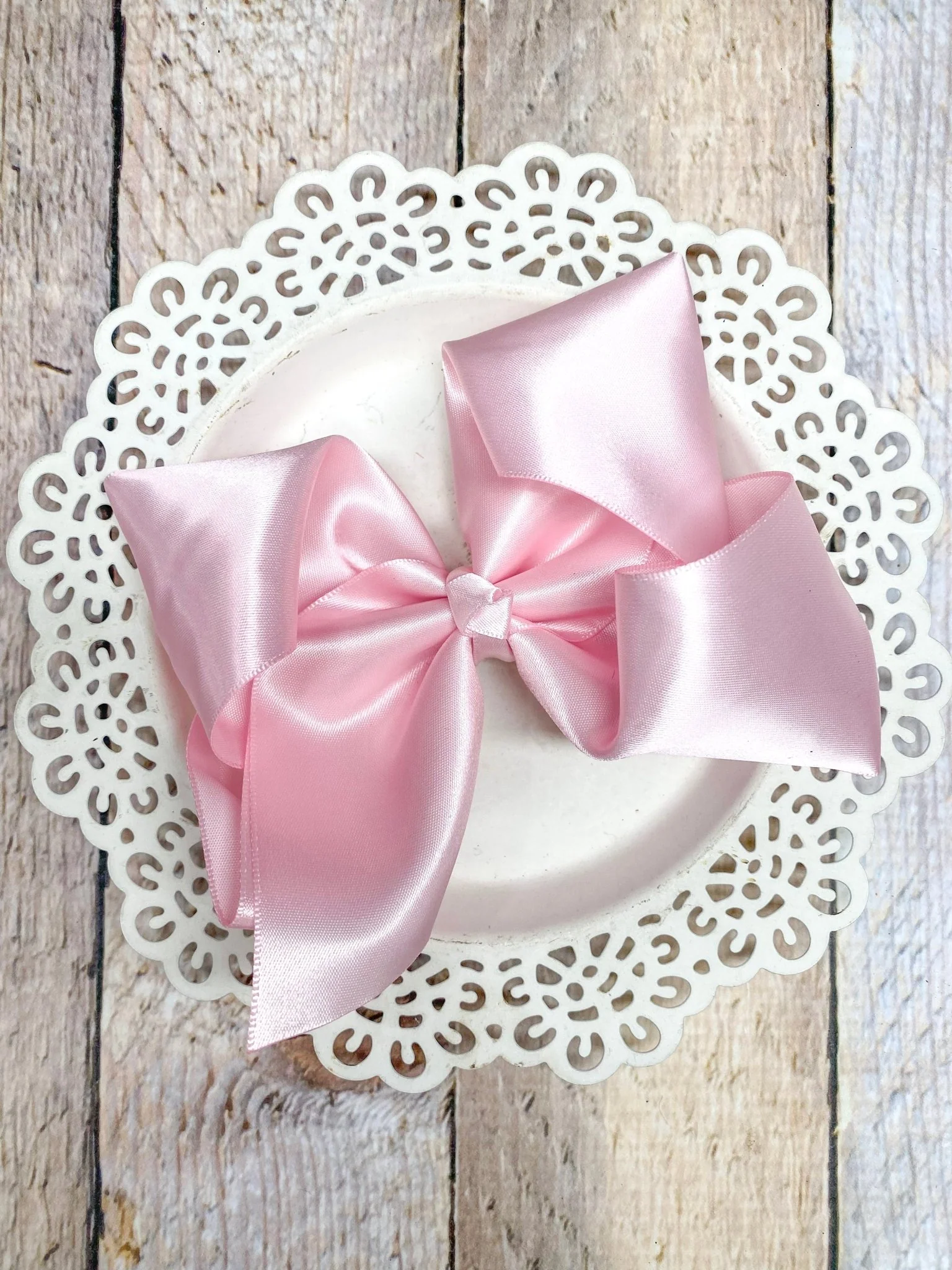 4.5" Classic Satin Hair Bows | Alligator Clips - Image 9