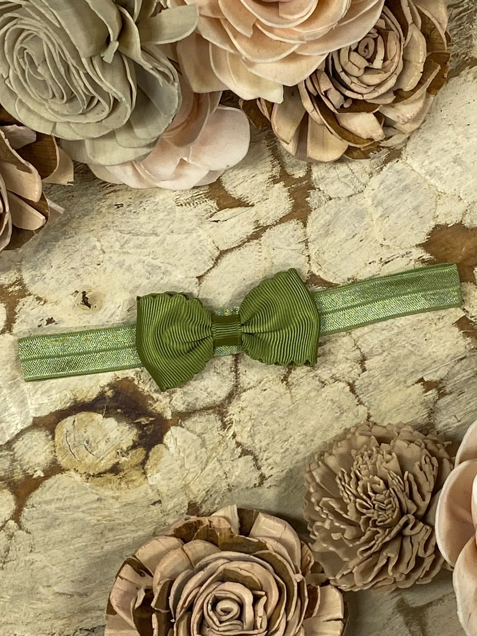 2.5" Bitty Scalloped Bow | Headband - Image 22