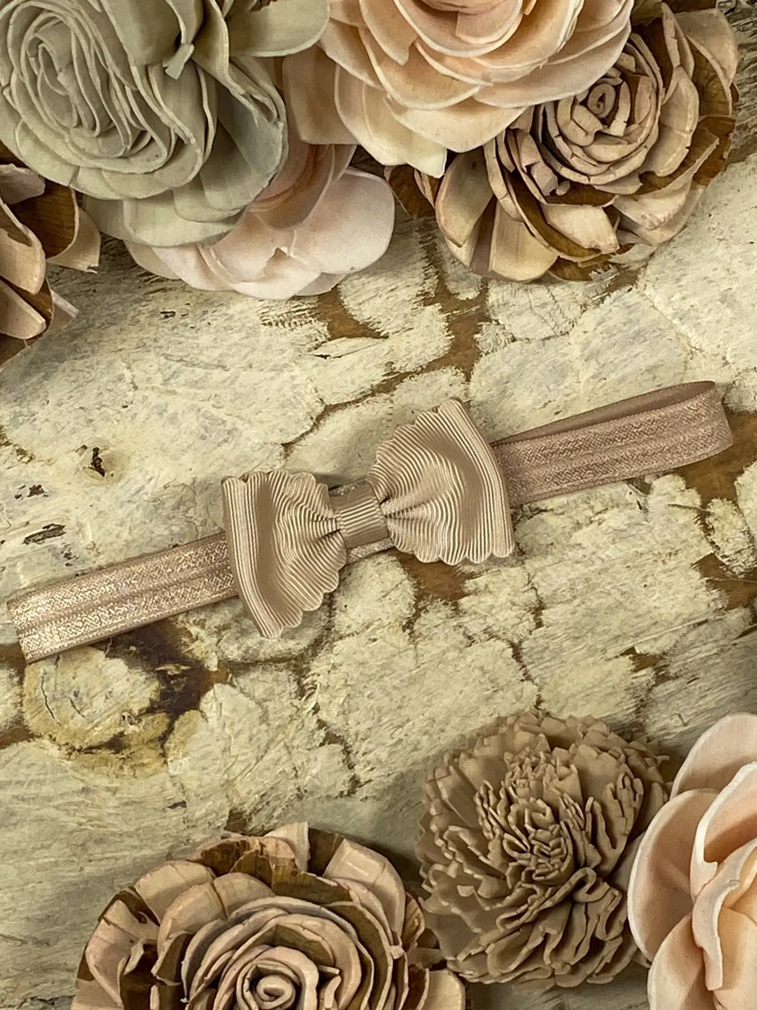 2.5" Bitty Scalloped Bow | Headband - Image 24