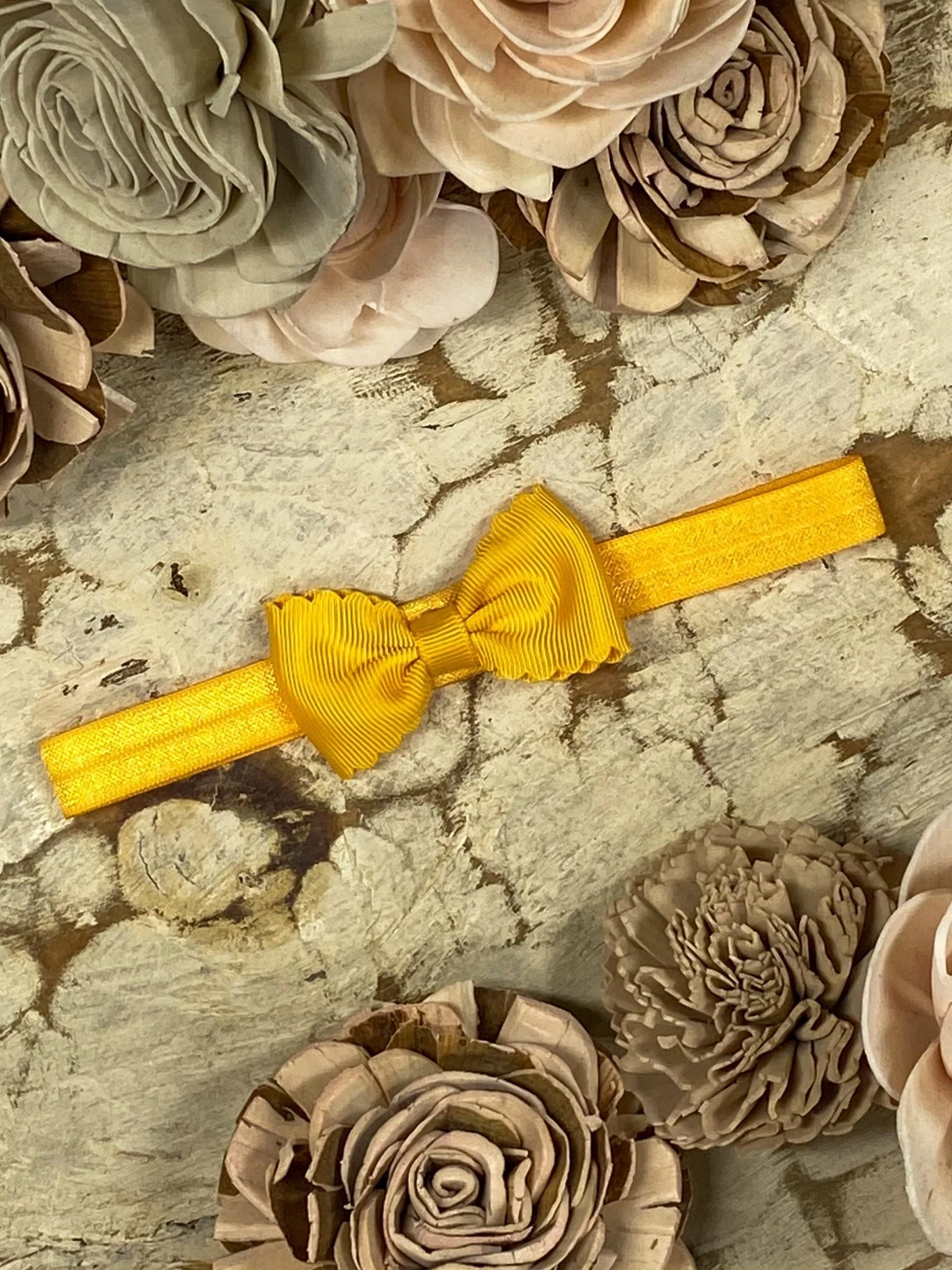 2.5" Bitty Scalloped Bow | Headband - Image 29