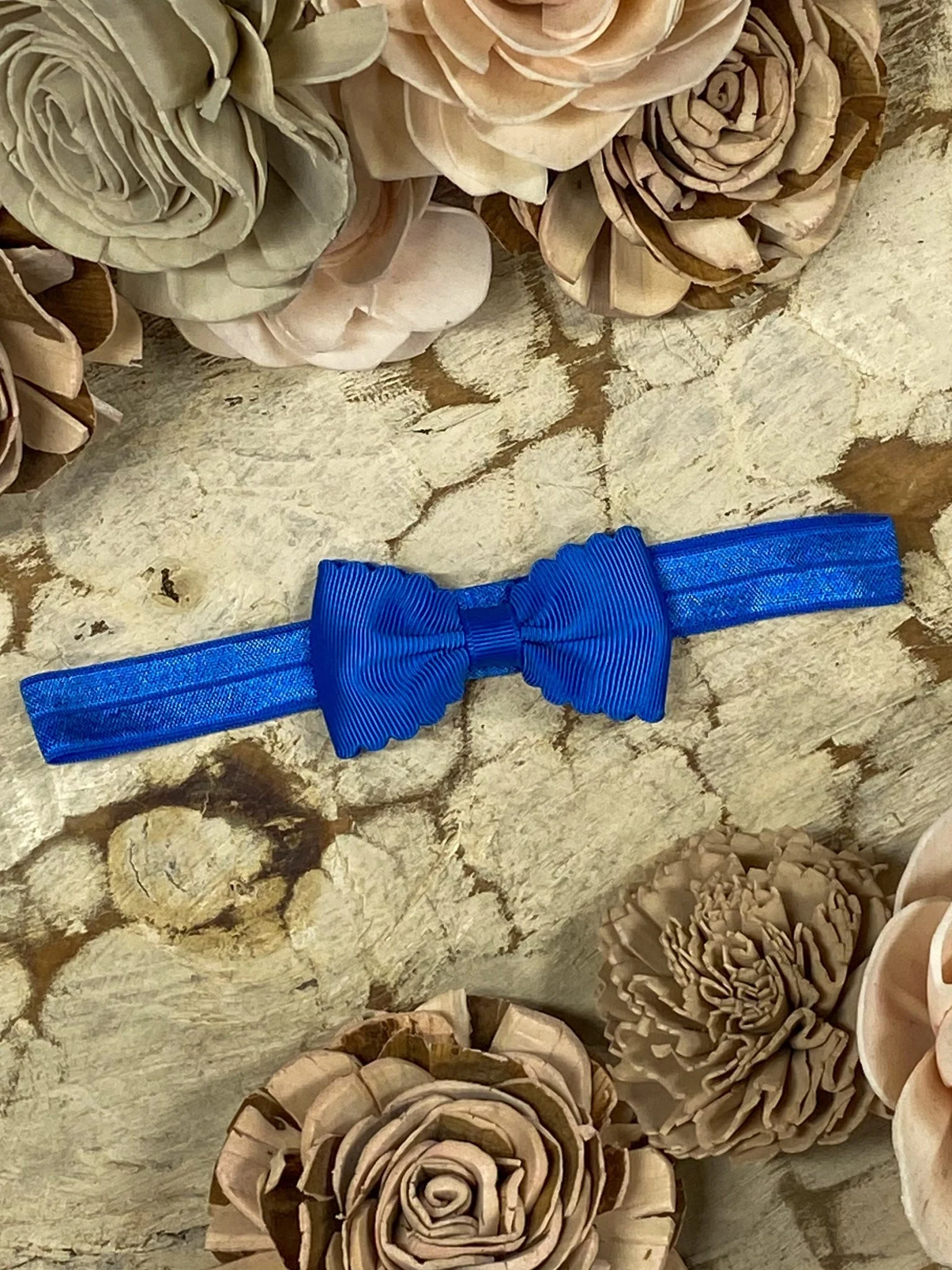 2.5" Bitty Scalloped Bow | Headband - Image 30