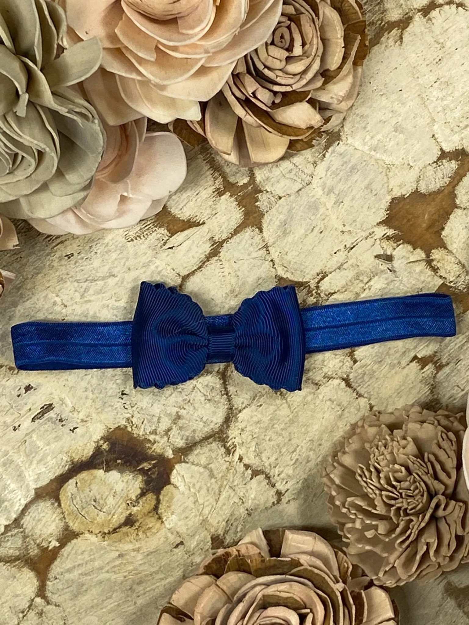 2.5" Bitty Scalloped Bow | Headband - Image 34