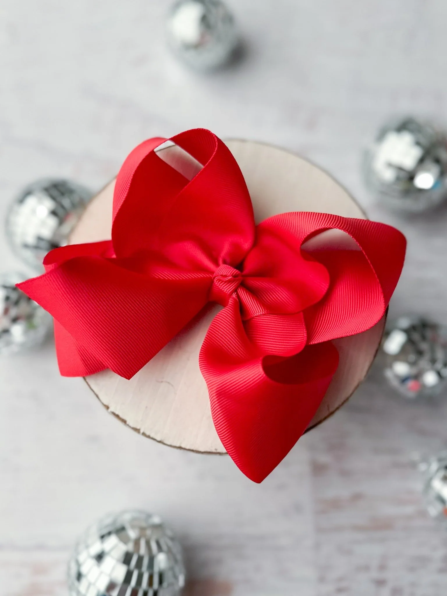 5.5" Oversize Grosgrain Hair Bow | Alligator Clip - Image 10