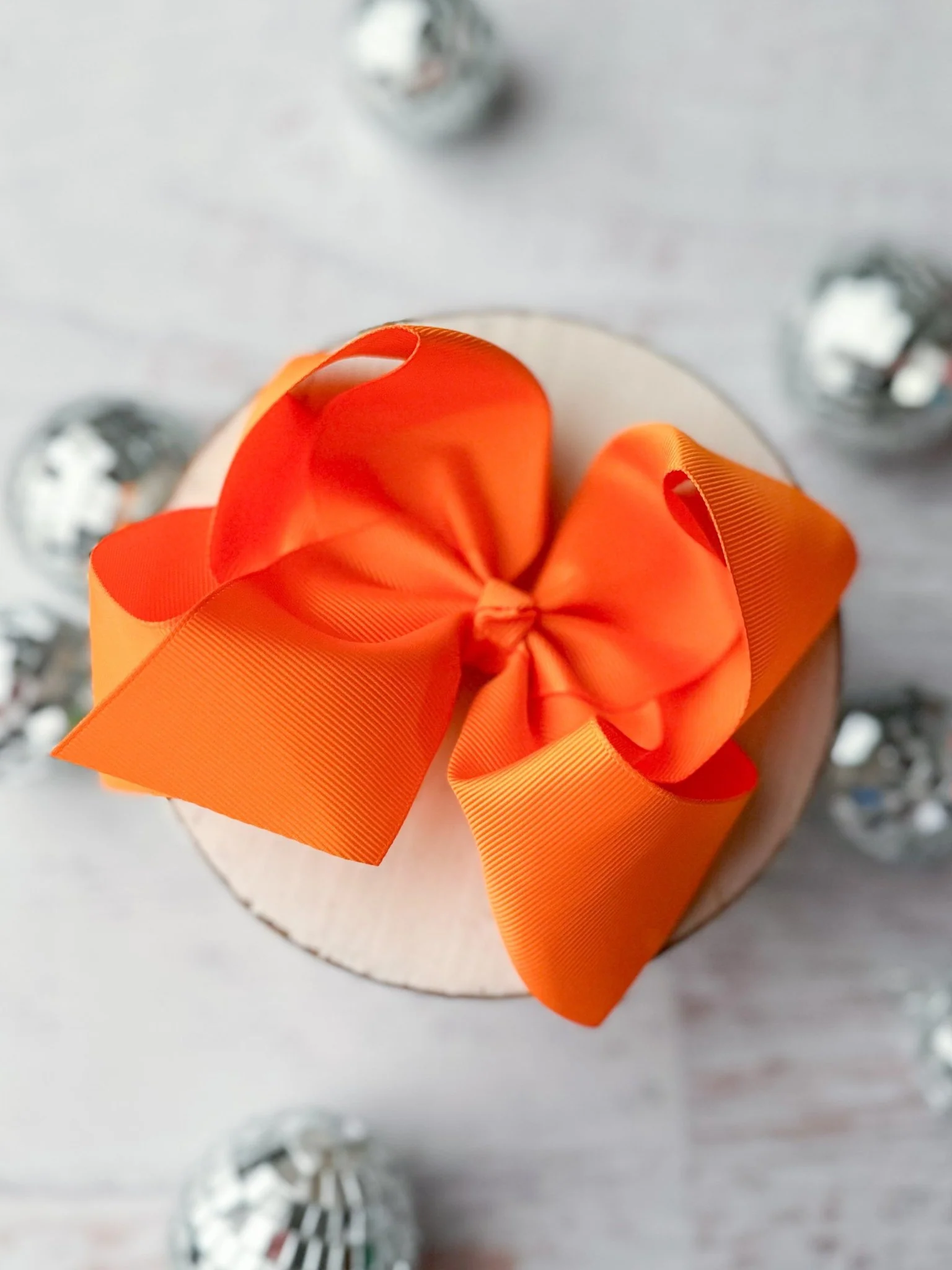 5.5" Oversize Grosgrain Hair Bow | Alligator Clip - Image 14