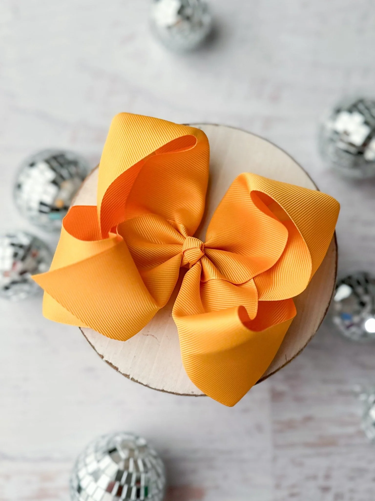 5.5" Oversize Grosgrain Hair Bow | Alligator Clip - Image 16