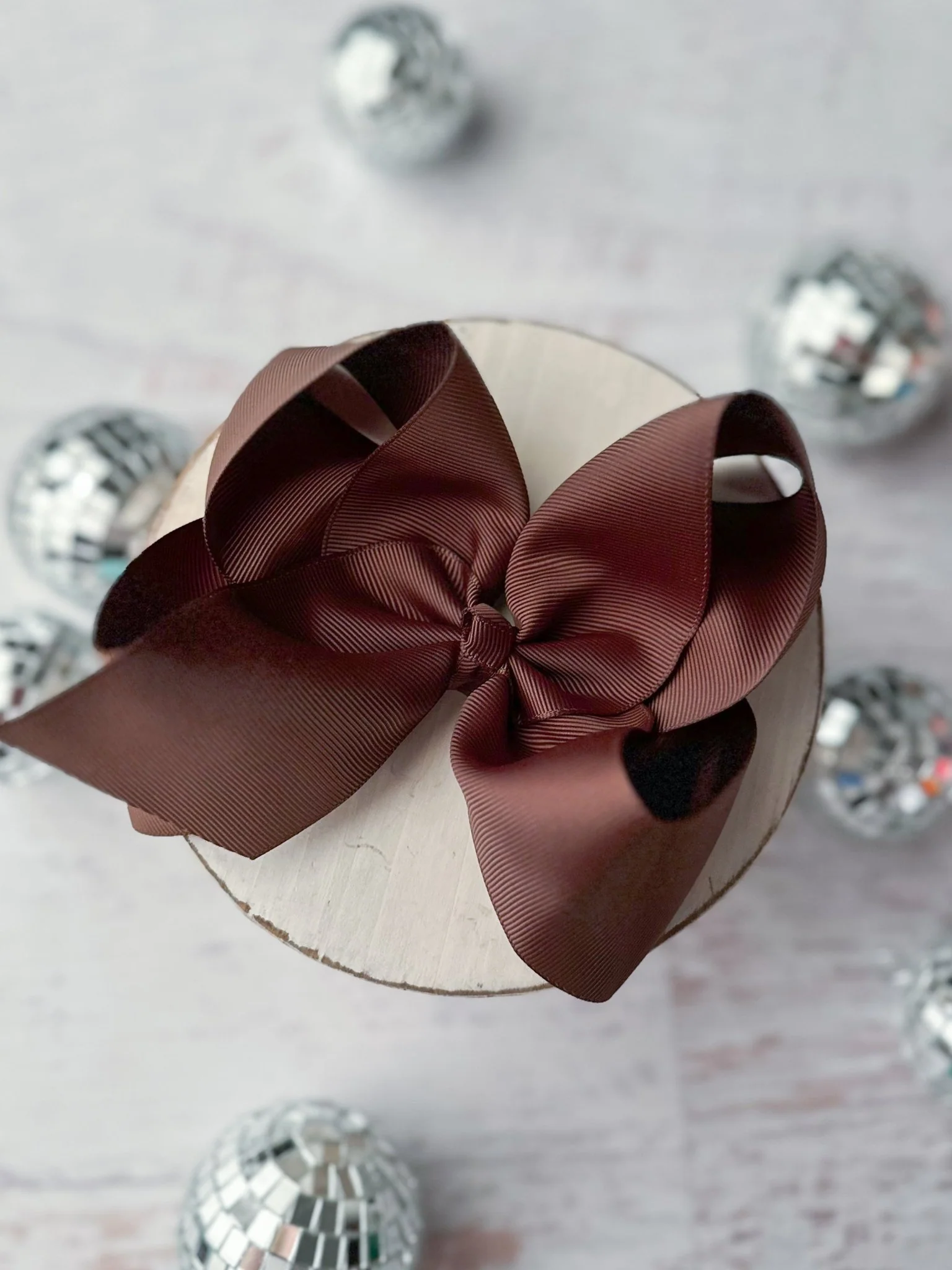5.5" Oversize Grosgrain Hair Bow | Alligator Clip - Image 18