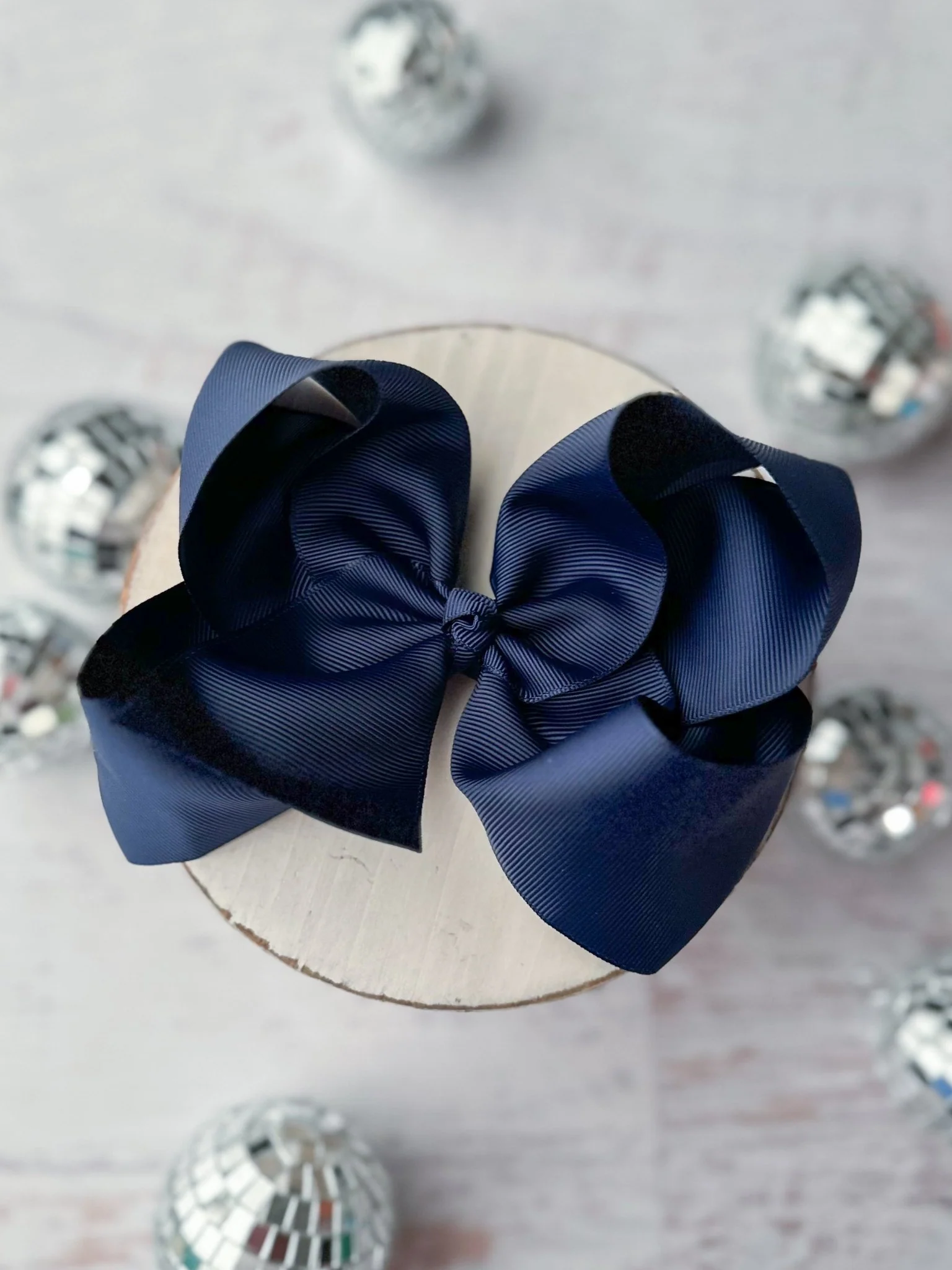 5.5" Oversize Grosgrain Hair Bow | Alligator Clip - Image 21