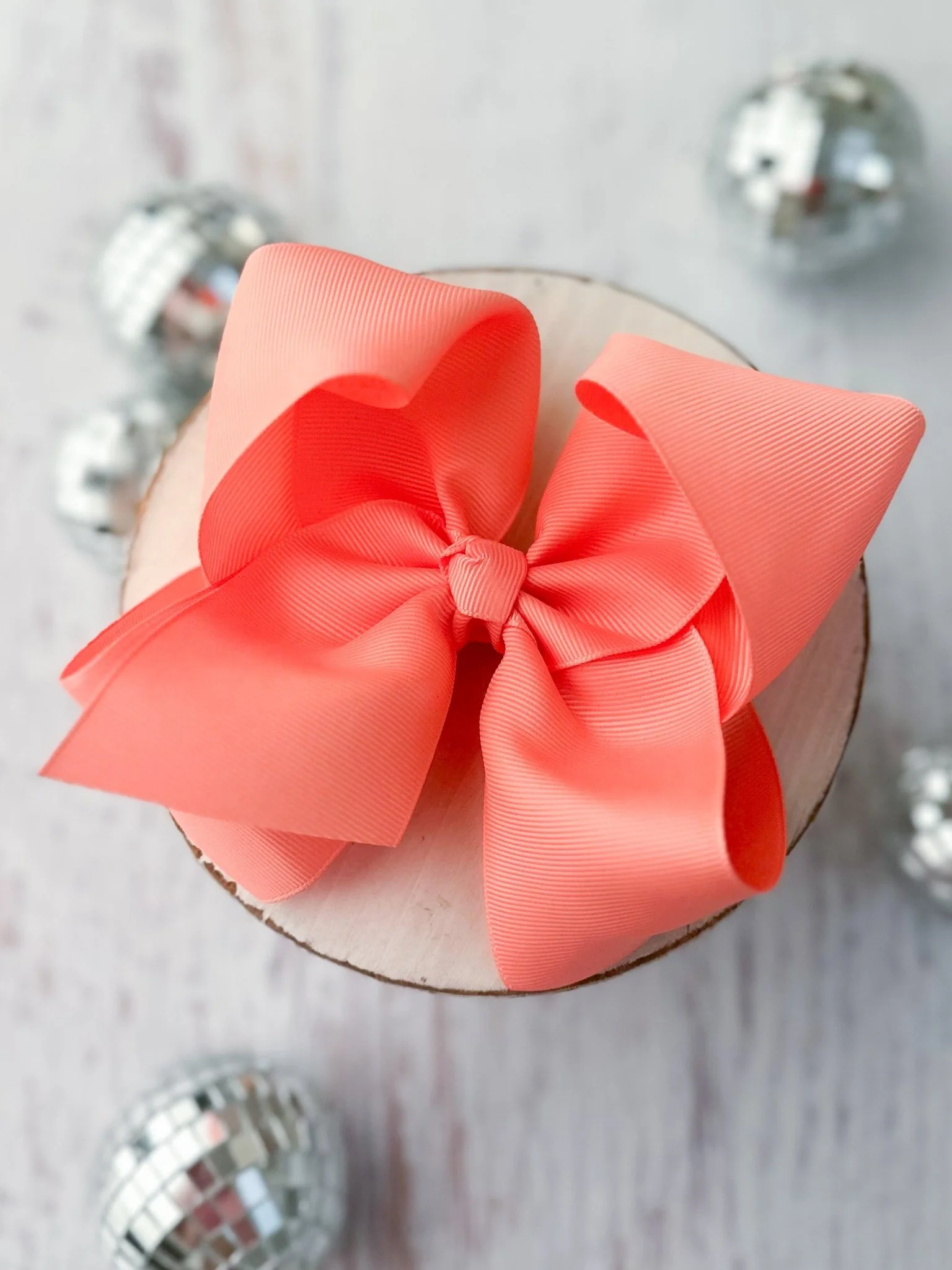 5.5" Oversize Grosgrain Hair Bow | Alligator Clip - Image 27