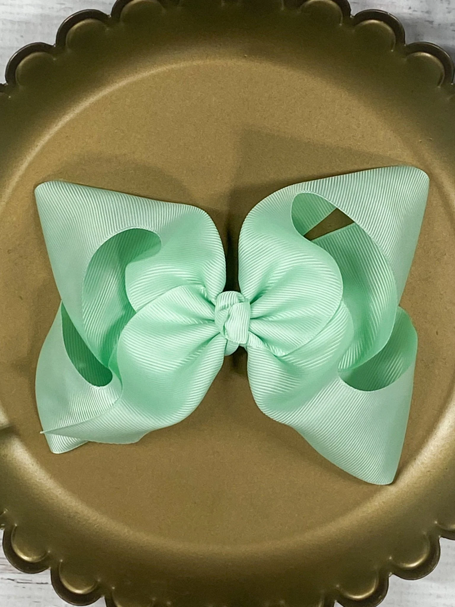 5.5" Oversize Grosgrain Hair Bow | Alligator Clip - Image 29