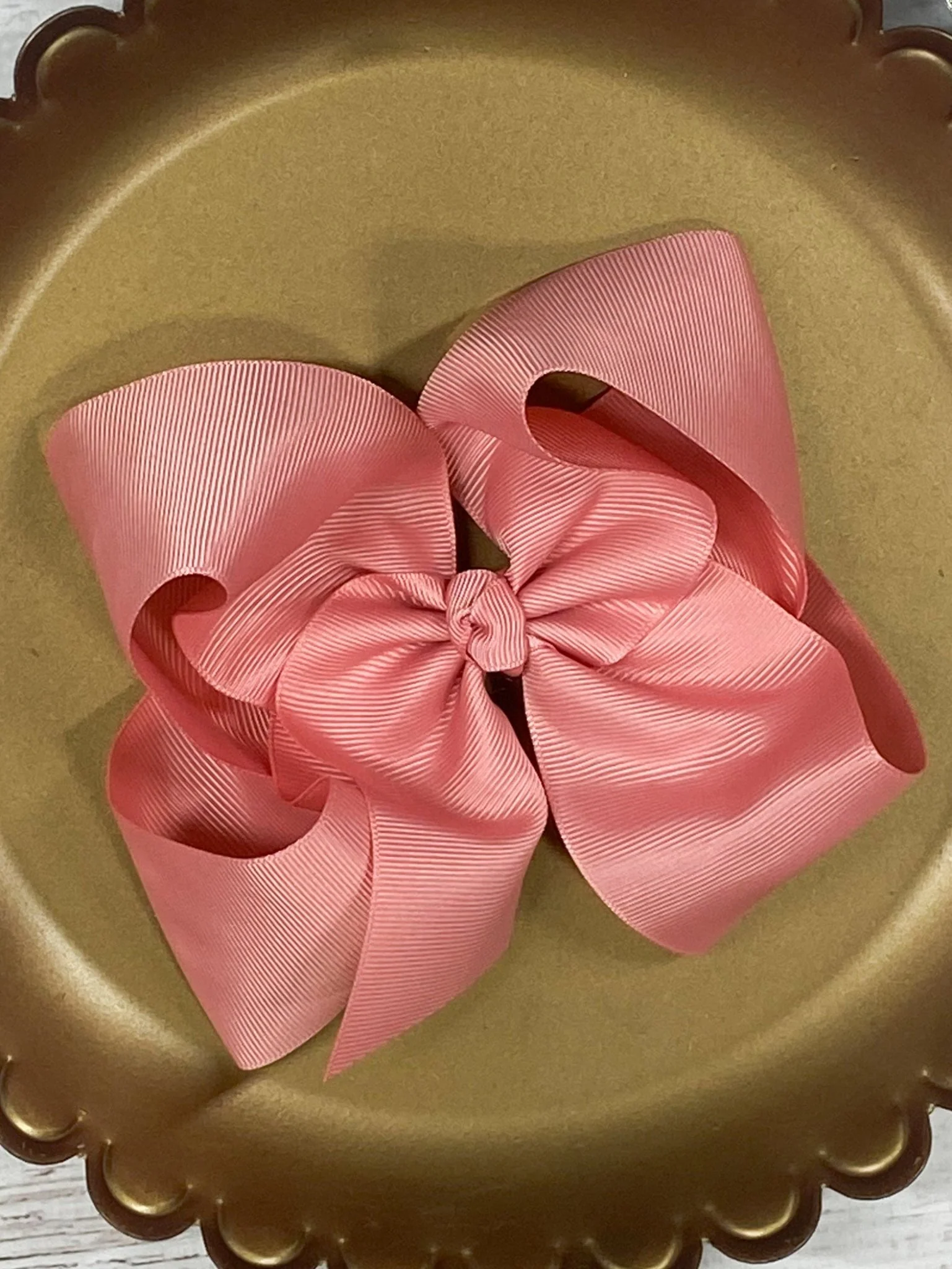 5.5" Oversize Grosgrain Hair Bow | Alligator Clip - Image 32