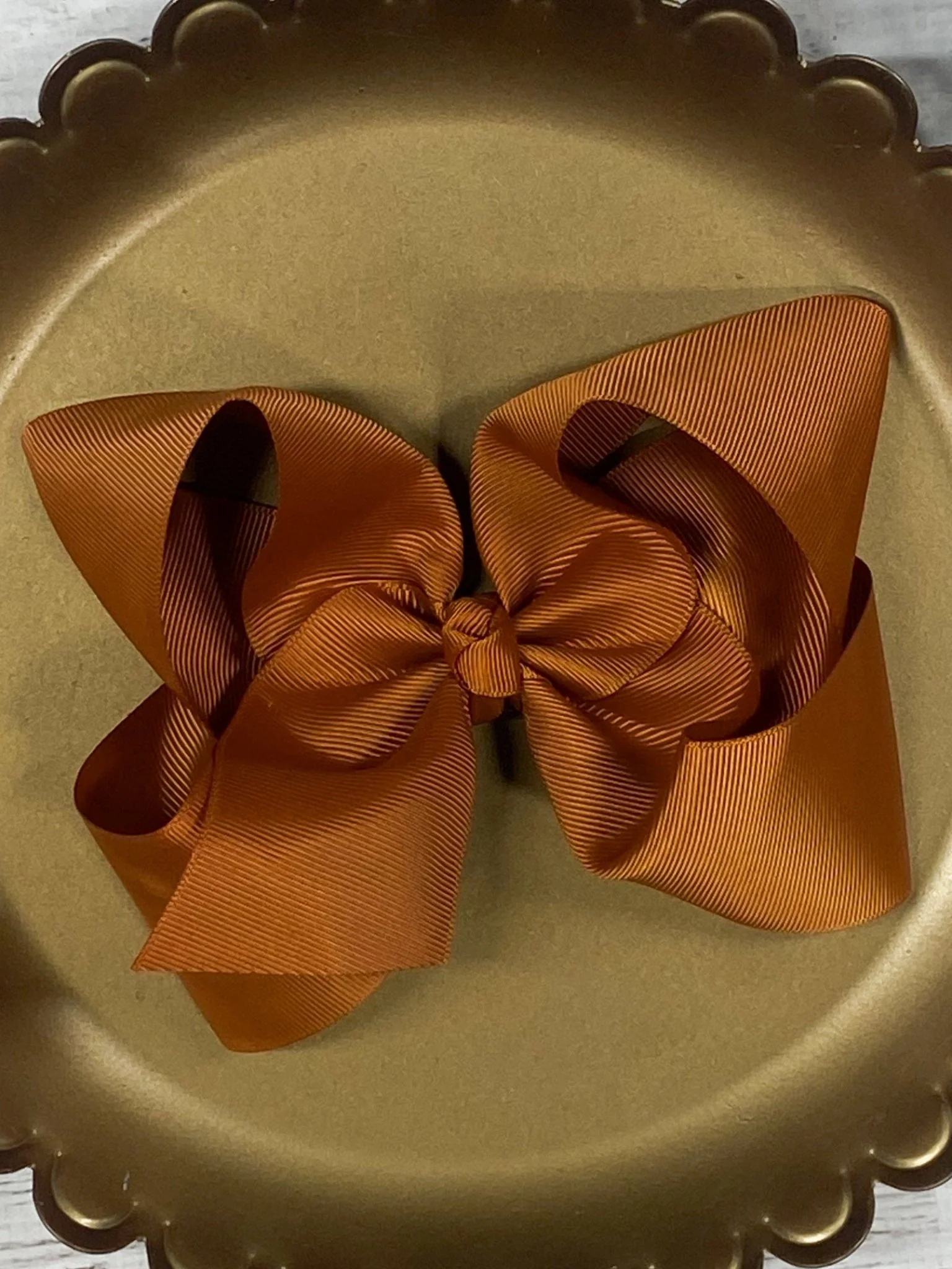 5.5" Oversize Grosgrain Hair Bow | Alligator Clip - Image 33