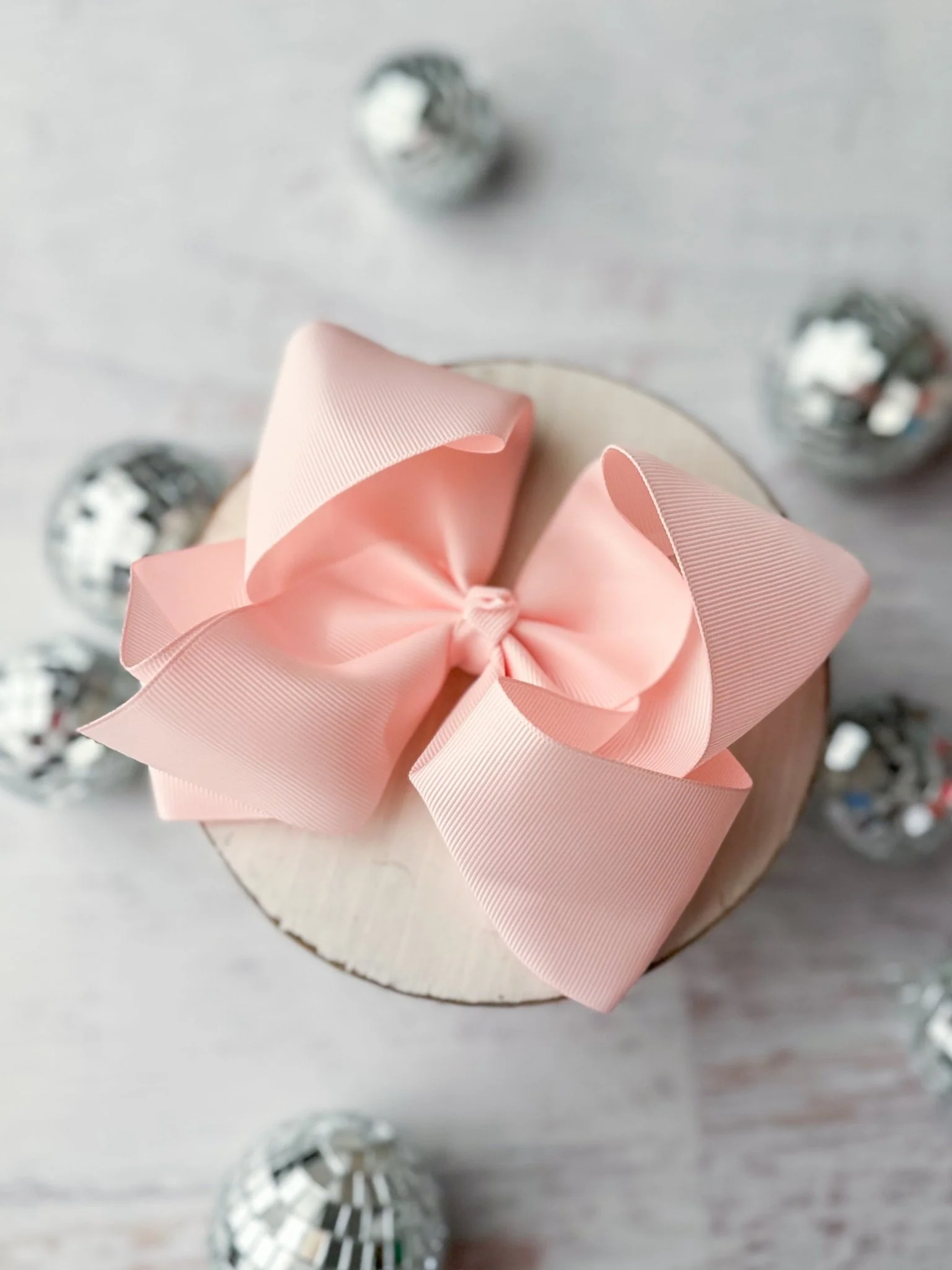 5.5" Oversize Grosgrain Hair Bow | Alligator Clip - Image 4