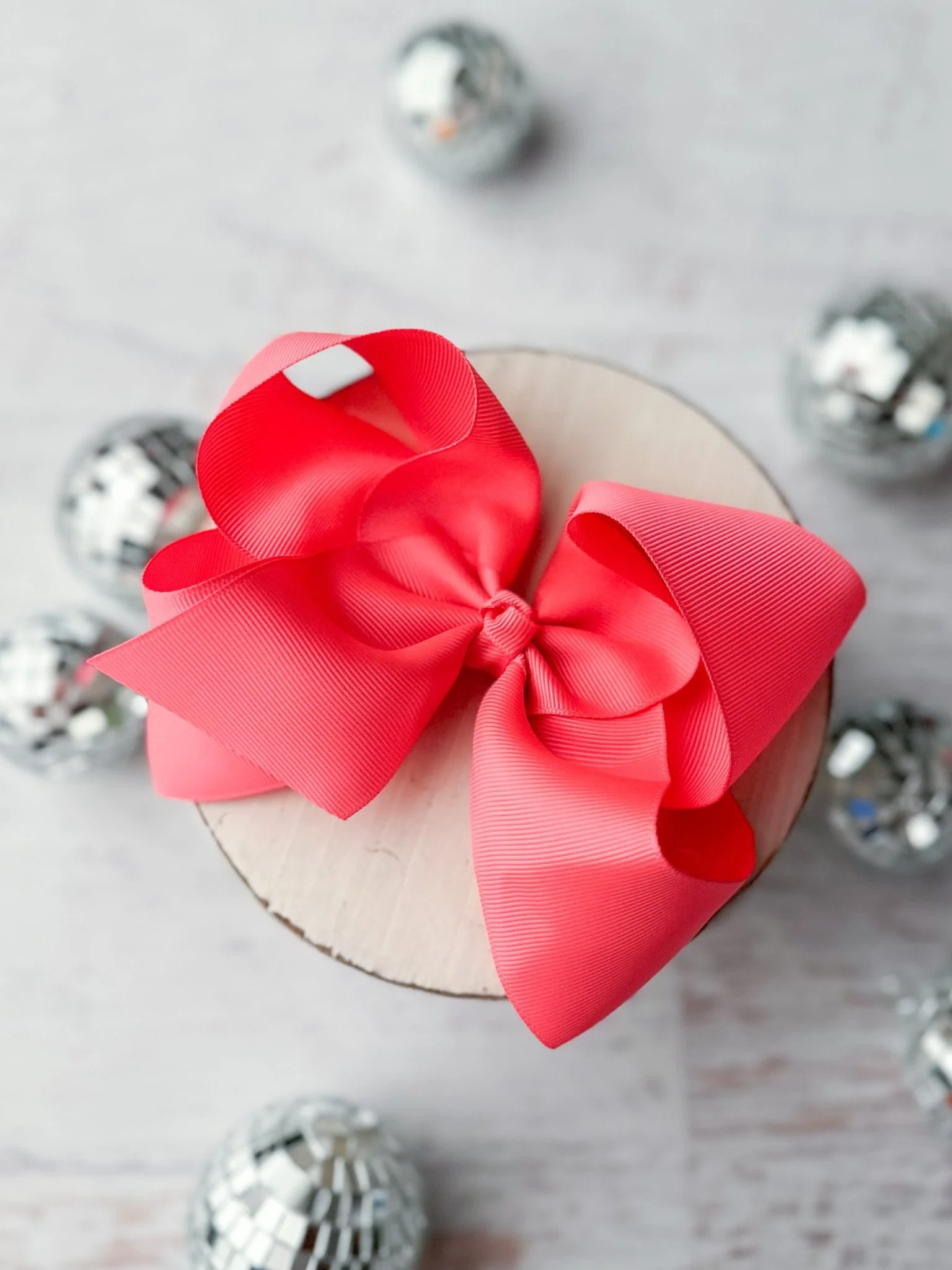 5.5" Oversize Grosgrain Hair Bow | Alligator Clip - Image 5