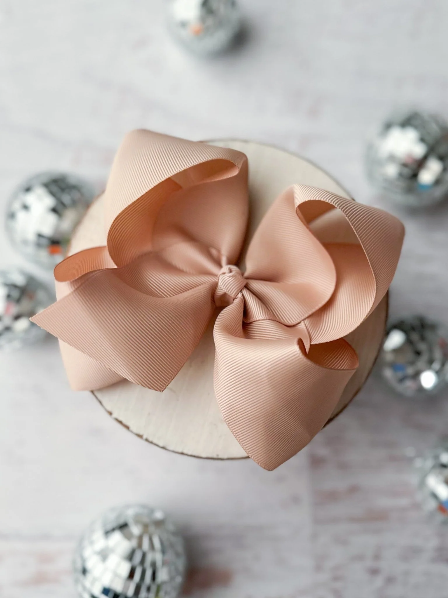 5.5" Oversize Grosgrain Hair Bow | Alligator Clip - Image 7
