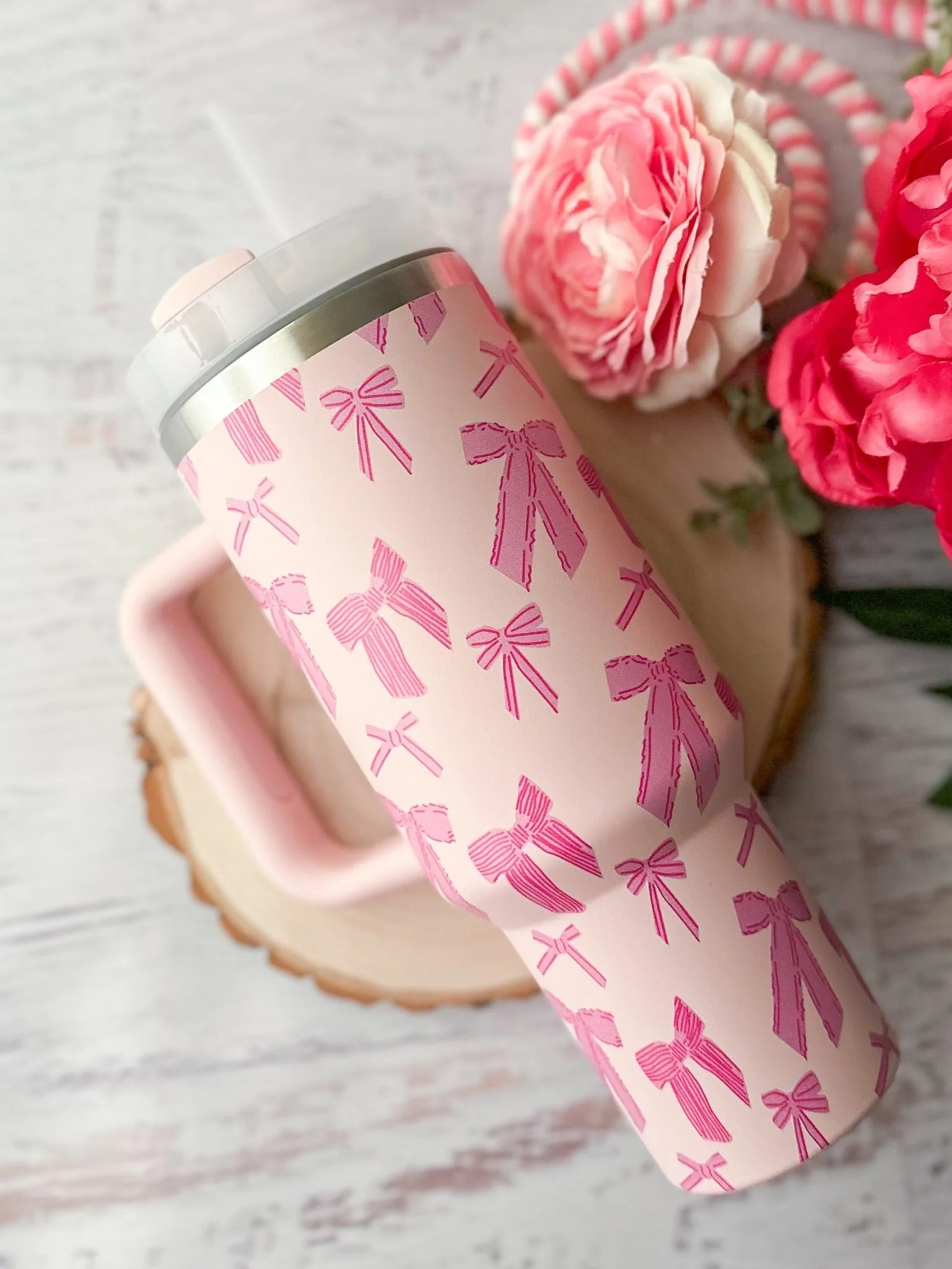 Coquette Bow 40oz Insulated Tumbler