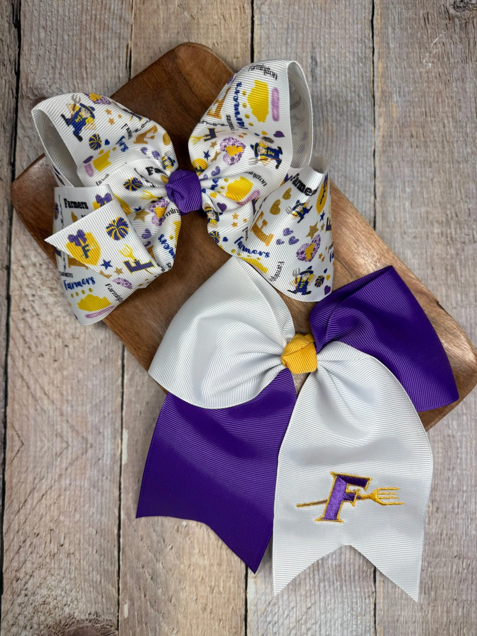 Custom Printed 4.5", 5.5" or 6.5" Bows - Custom Hair Bows - Image 4
