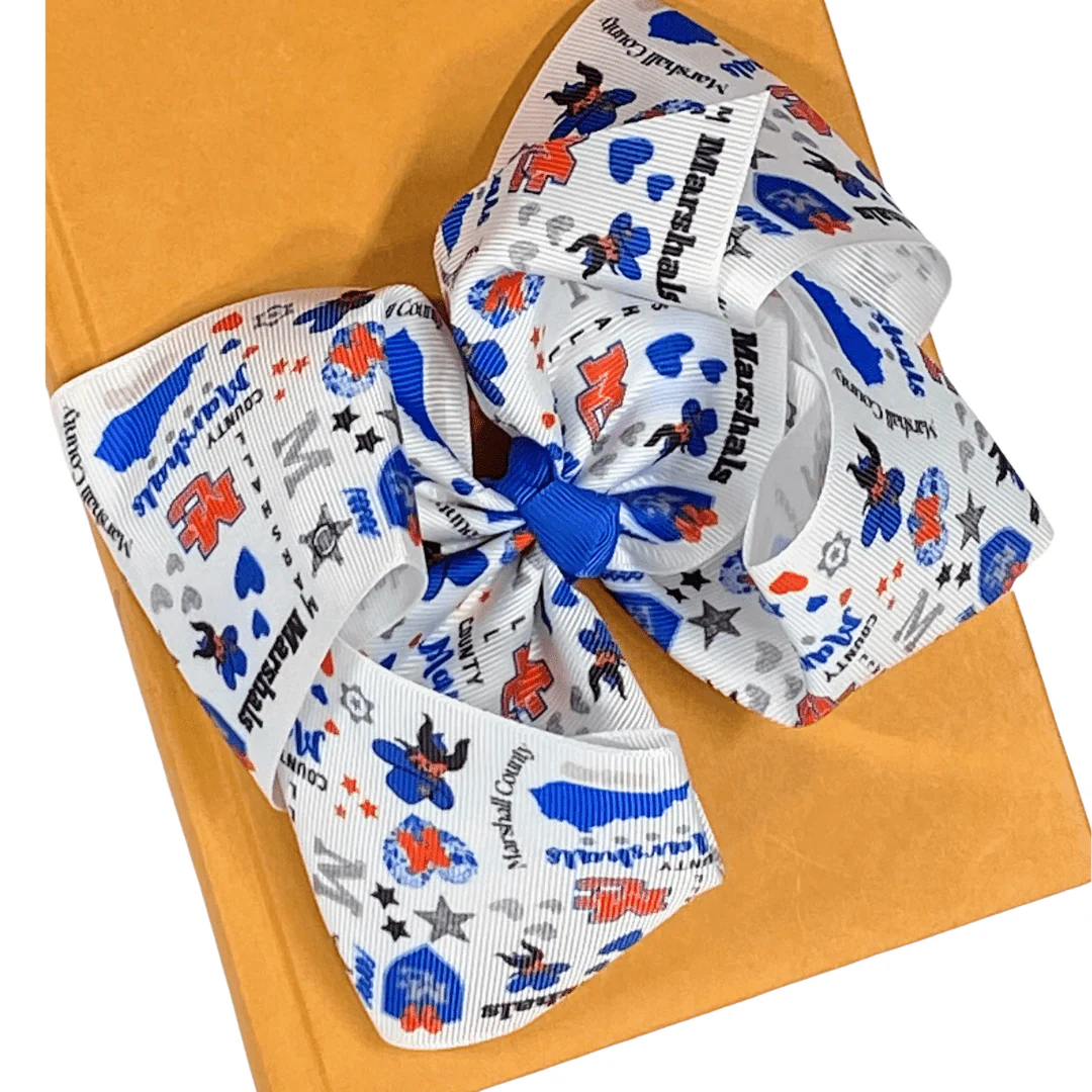 Custom Printed 4.5", 5.5" or 6.5" Bows - Custom Hair Bows - Image 5