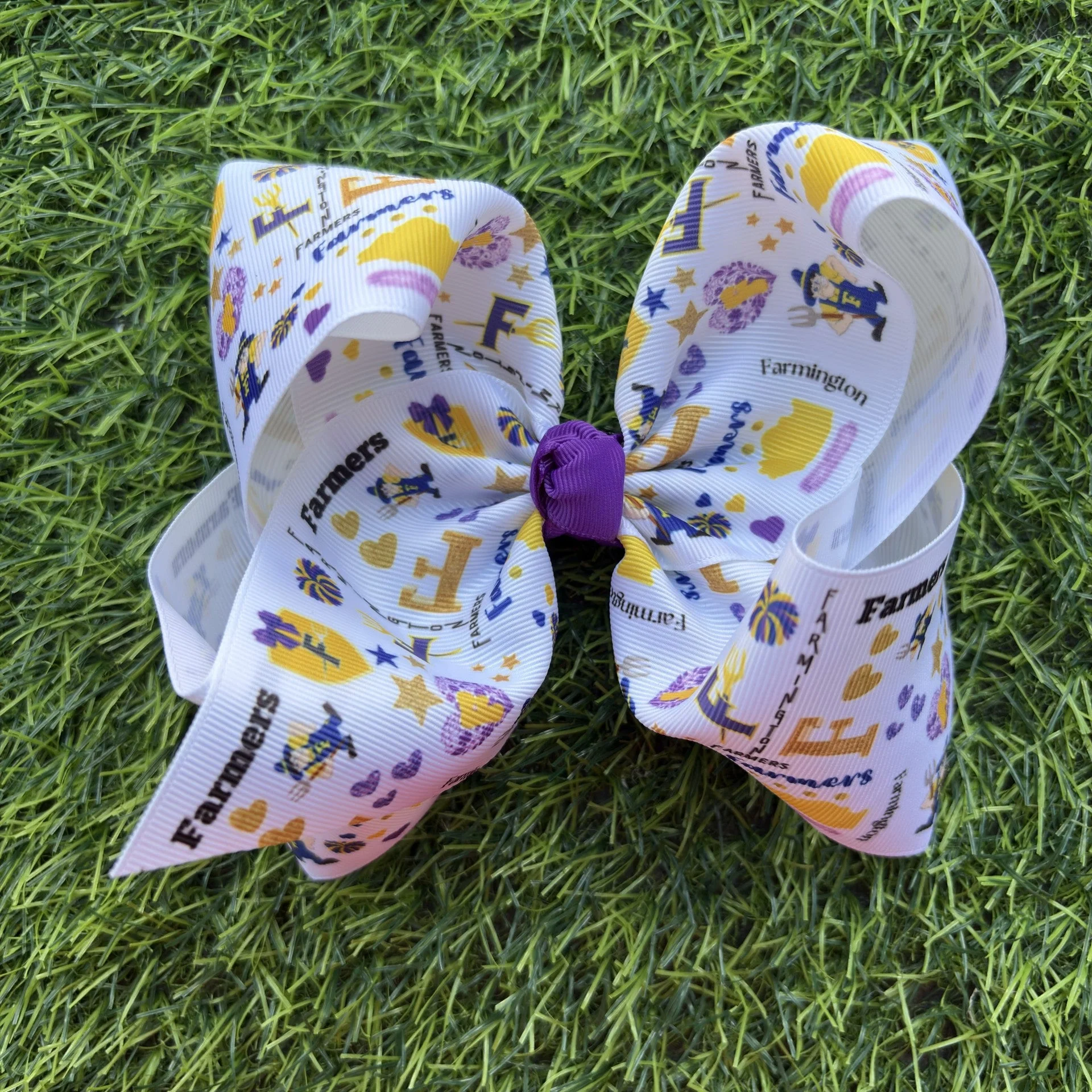 Custom Printed 4.5", 5.5" or 6.5" Bows - Custom Hair Bows - Image 9