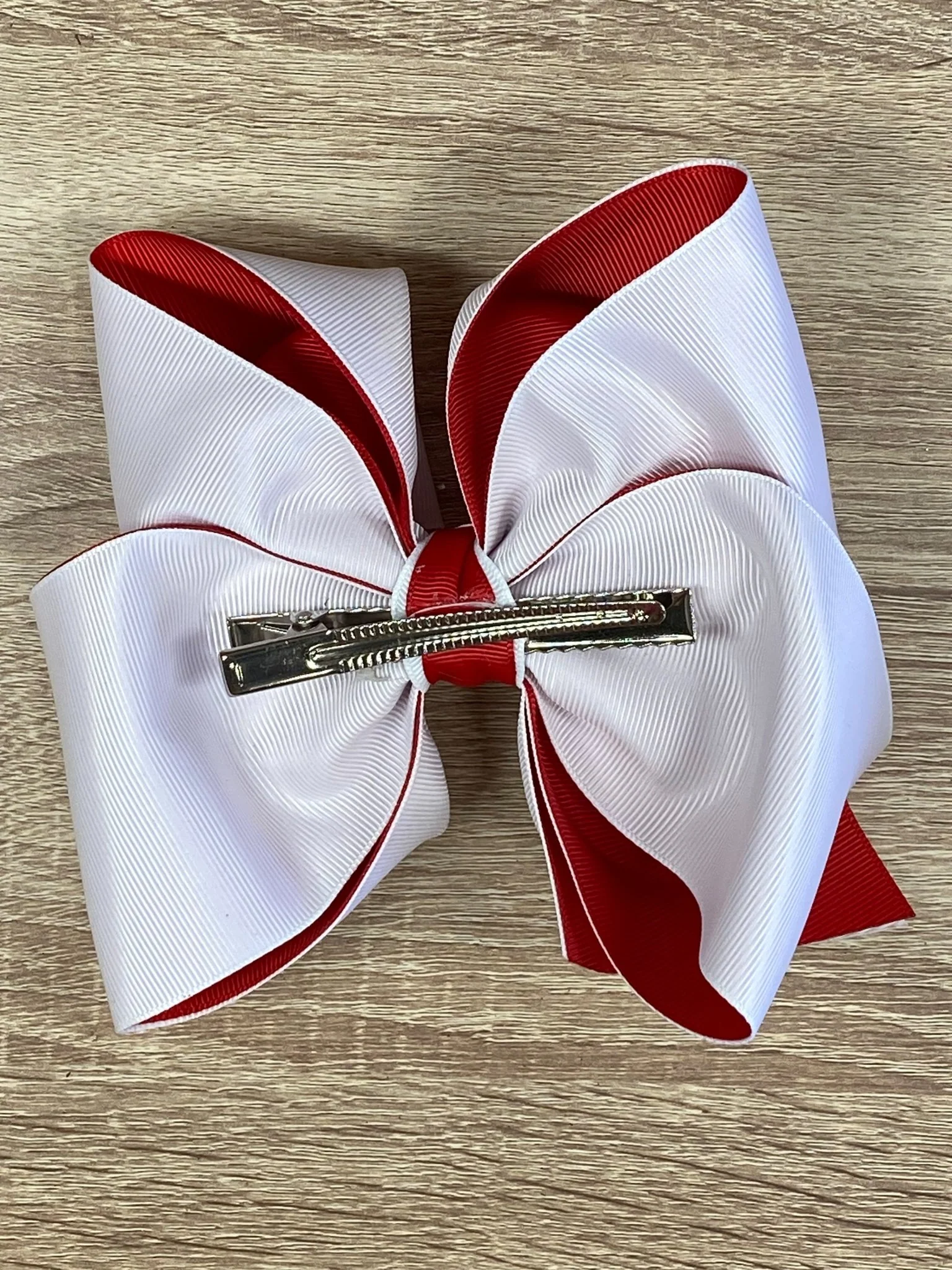 Double Layer BIG School Spirit Hair Bows - Image 3