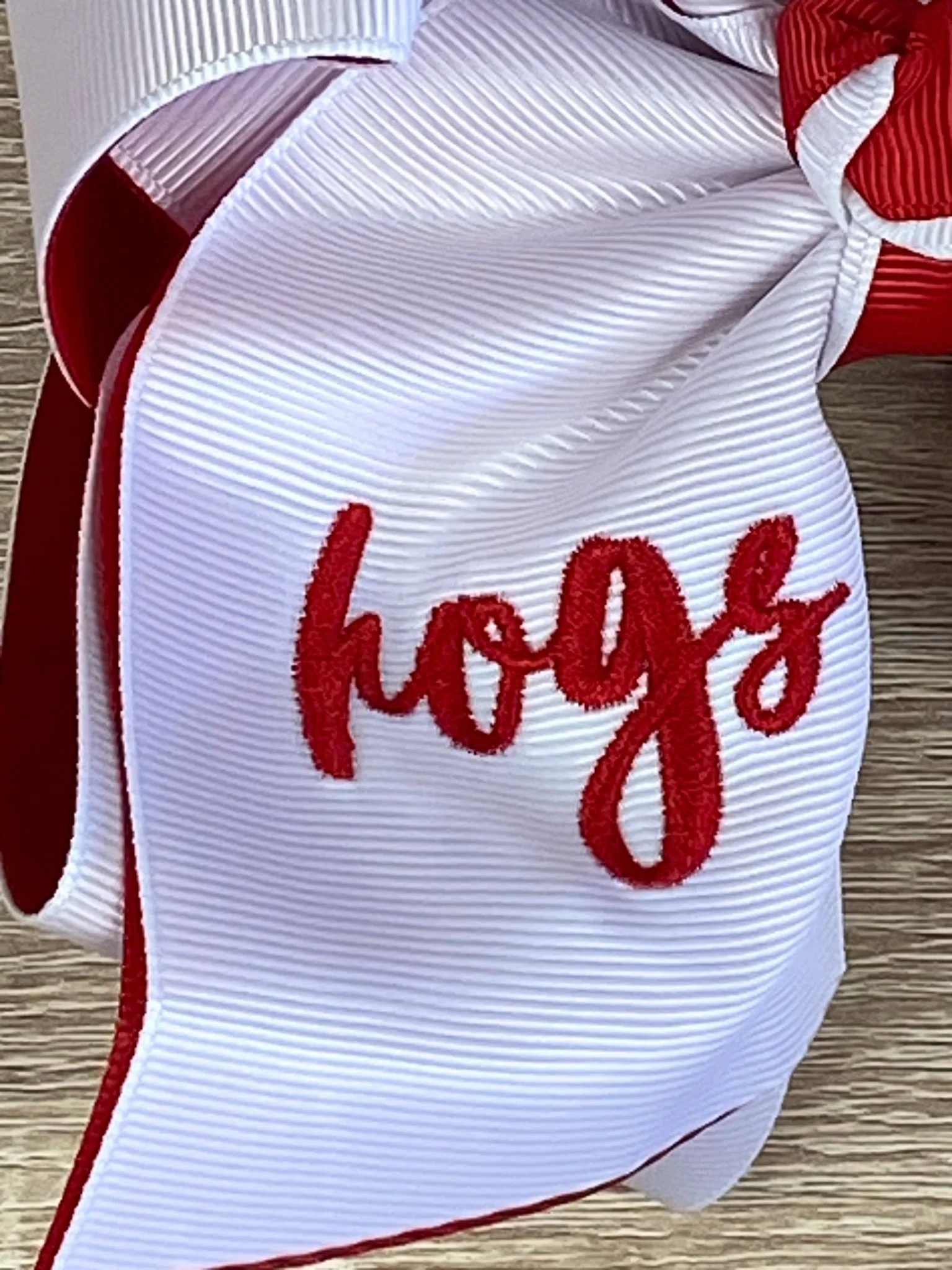Double Layer BIG School Spirit Hair Bows - Image 4