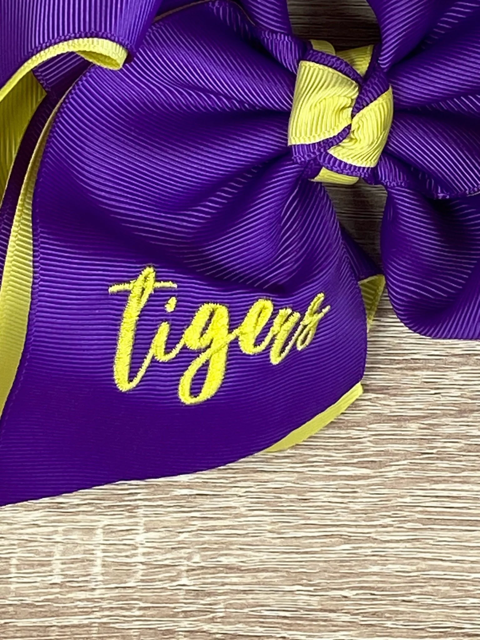 Double Layer BIG School Spirit Hair Bows - Image 6