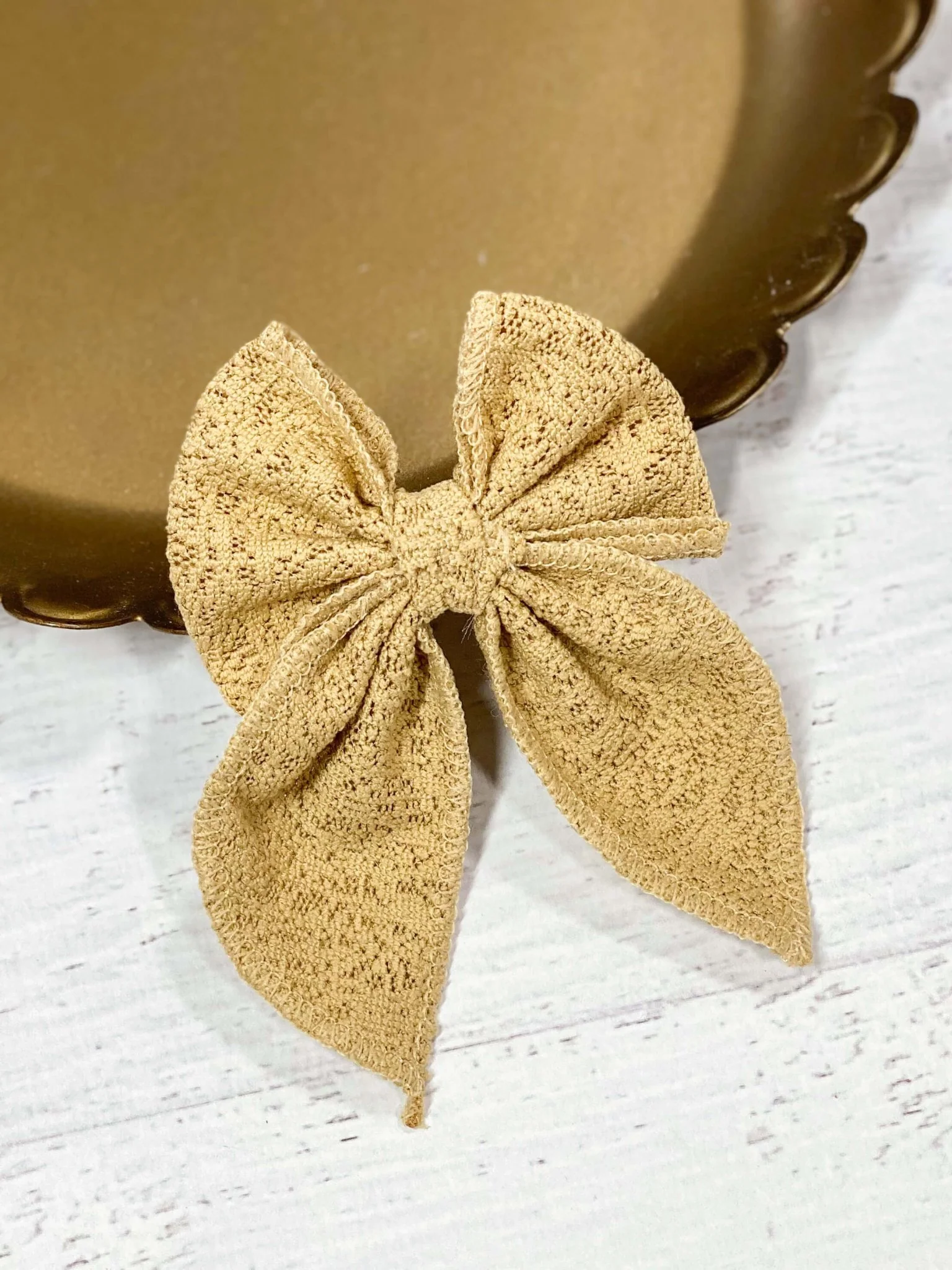 Classic Lace Hair Bow - Image 7