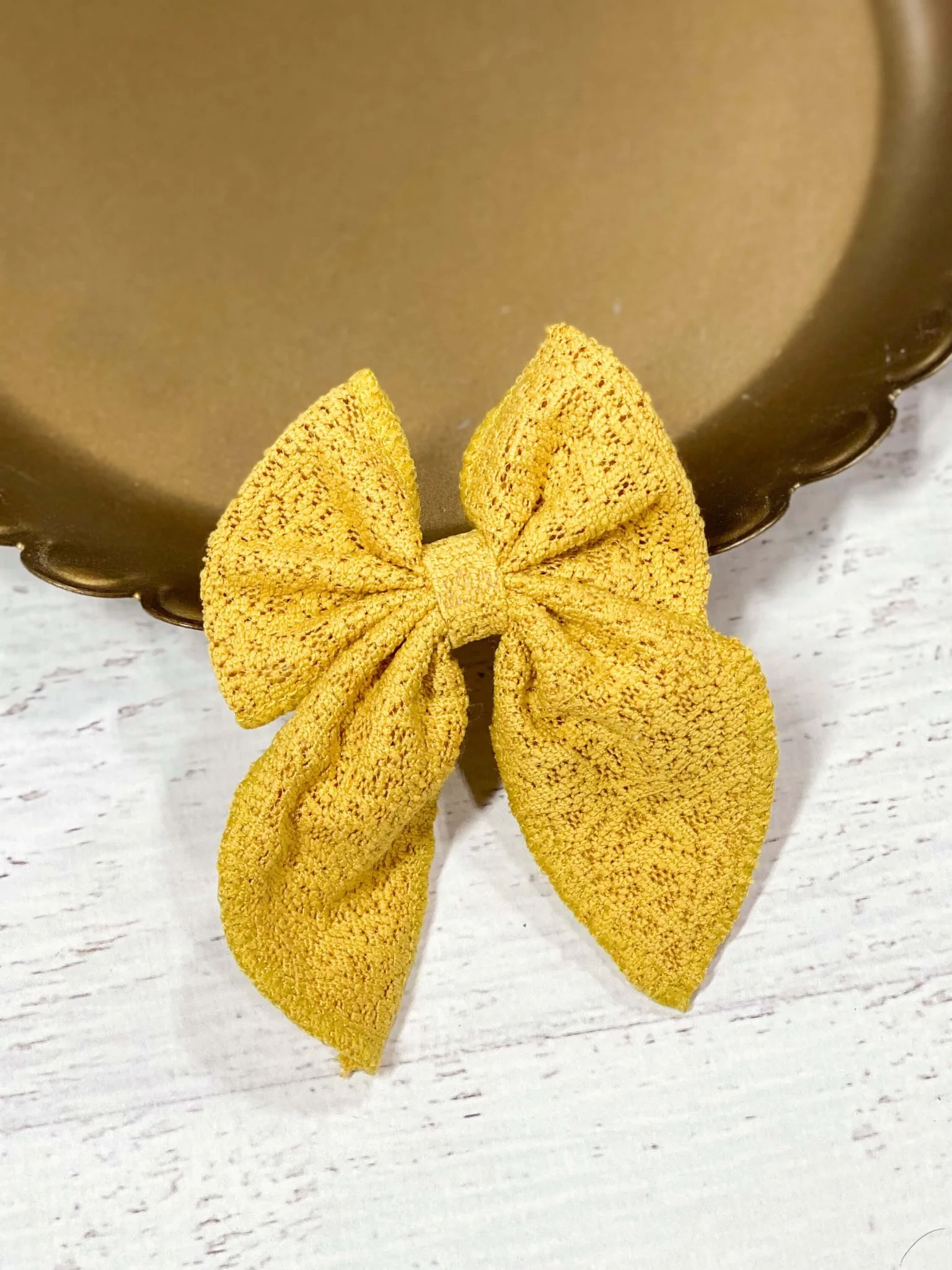 Classic Lace Hair Bow - Image 8