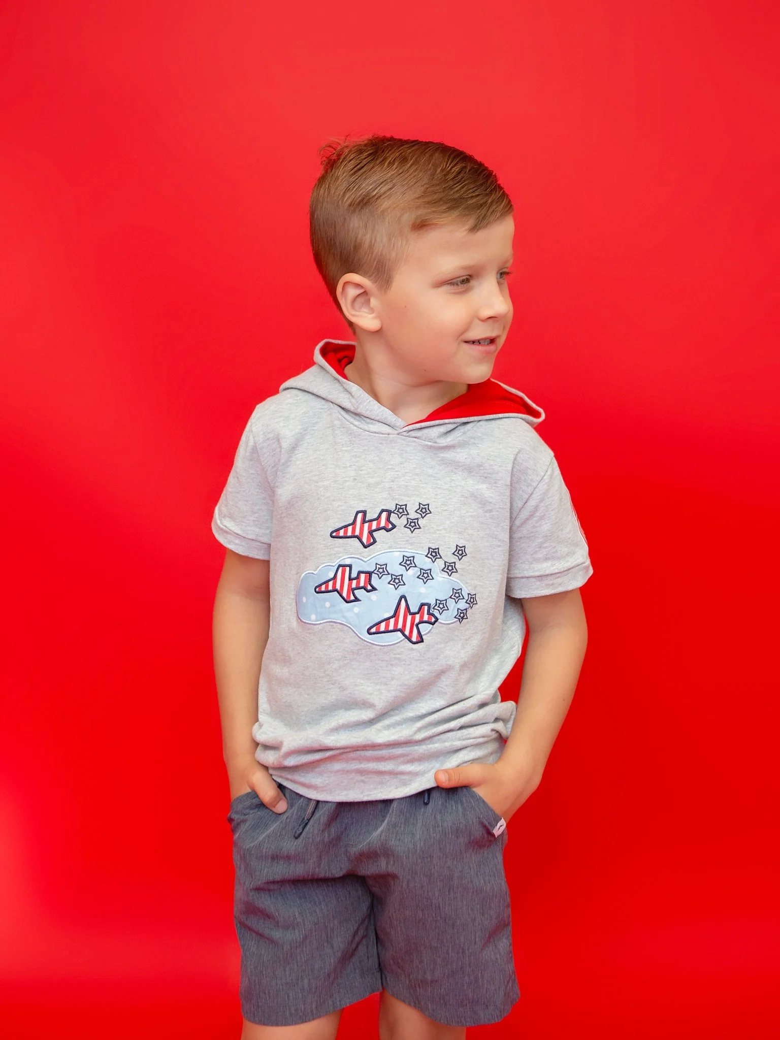 Fighter Jet Boys Hoodie Shirt