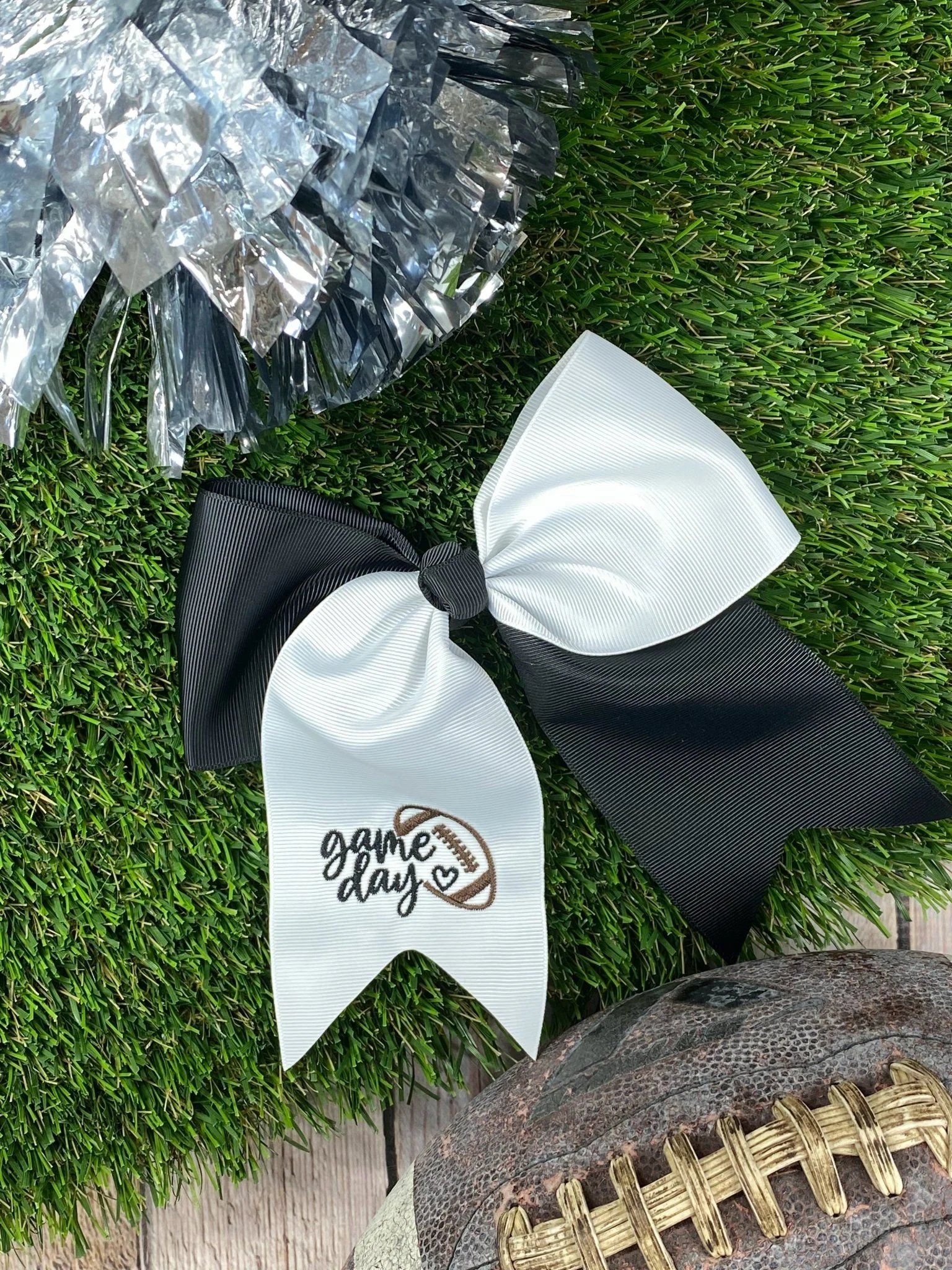 Game Day Embroidered Cheer Bows - Image 5