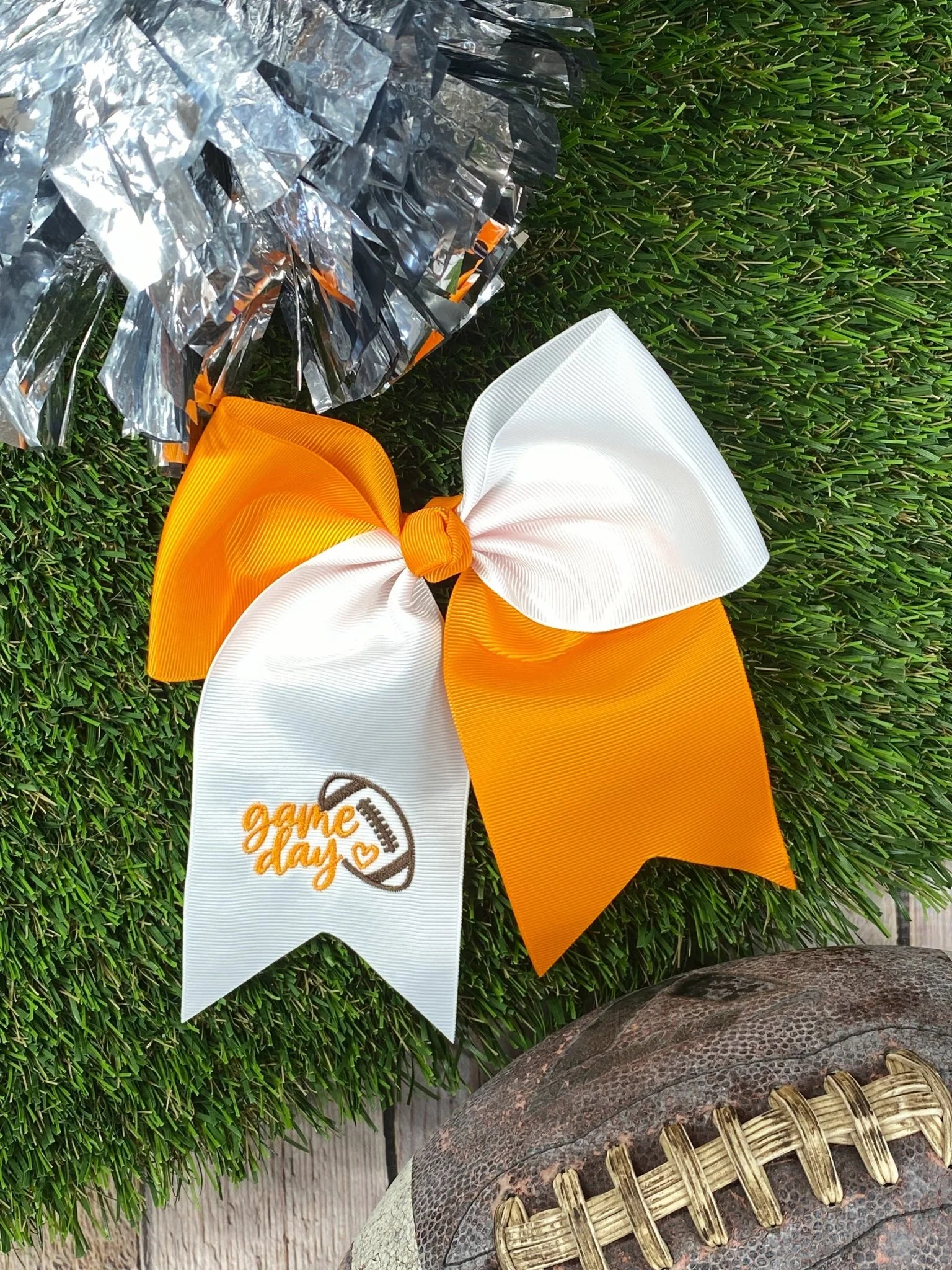 Game Day Embroidered Cheer Bows - Image 6