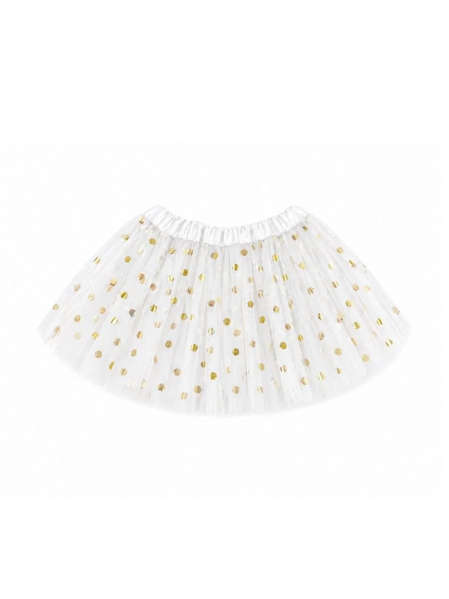 Gold Dot Tutu Skirt | Baby, Girls & Women Sizes | Soft Layered Tulle Tutu - Image 16