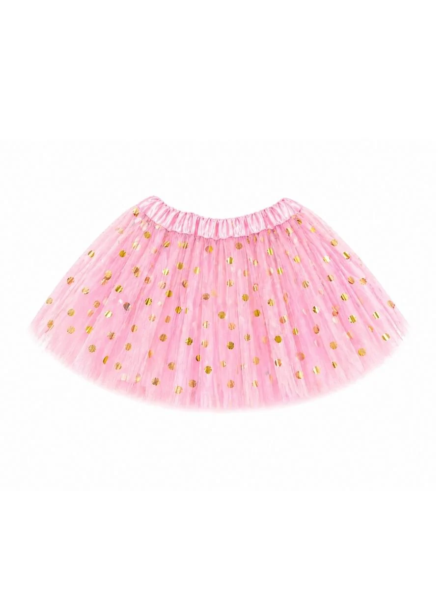 Gold Dot Tutu Skirt | Baby, Girls & Women Sizes | Soft Layered Tulle Tutu - Image 17