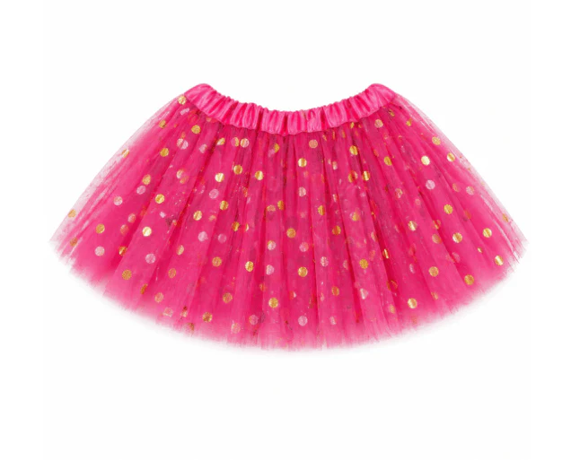 Gold Dot Tutu Skirt | Baby, Girls & Women Sizes | Soft Layered Tulle Tutu - Image 18