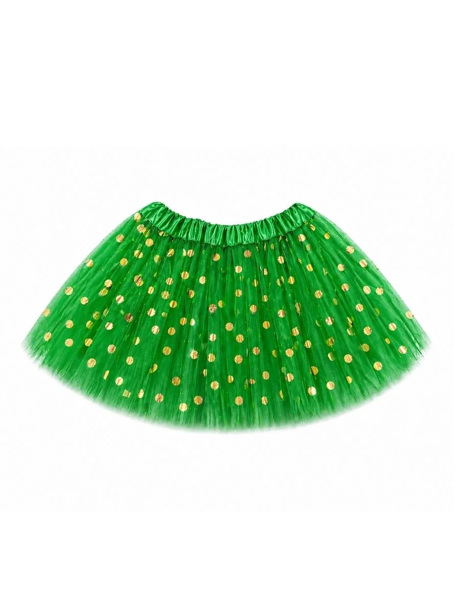 Gold Dot Tutu Skirt | Baby, Girls & Women Sizes | Soft Layered Tulle Tutu - Image 21