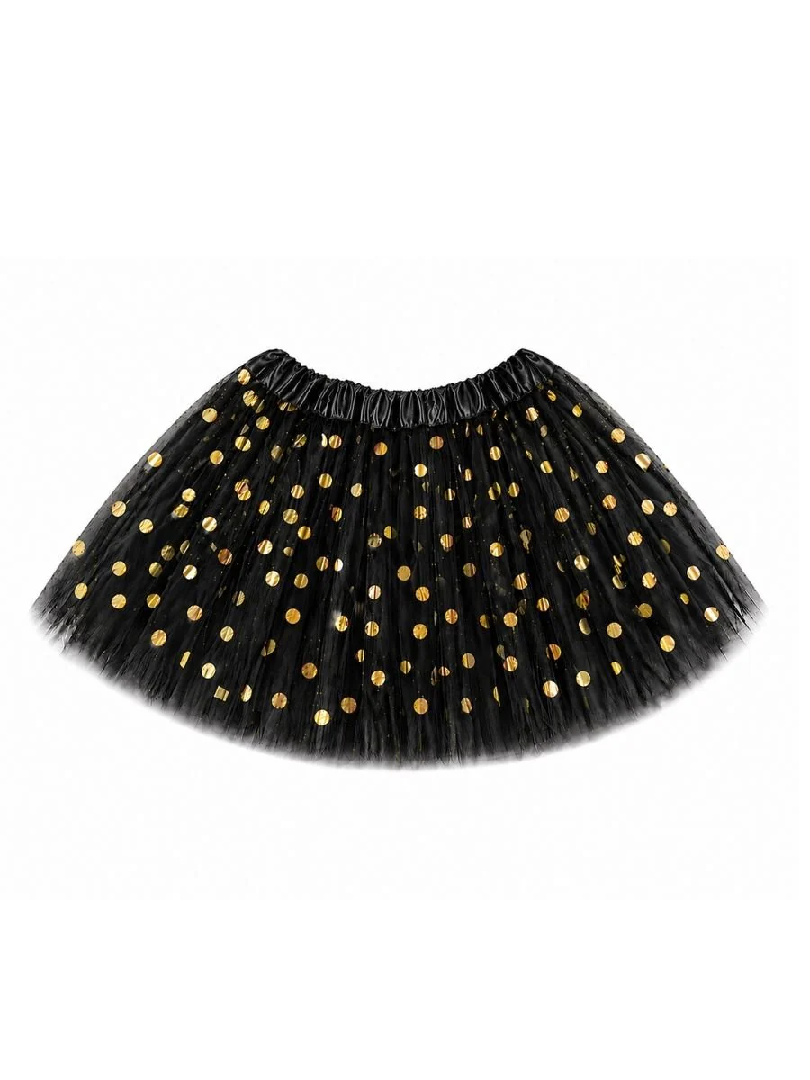 Gold Dot Tutu Skirt | Baby, Girls & Women Sizes | Soft Layered Tulle Tutu - Image 26